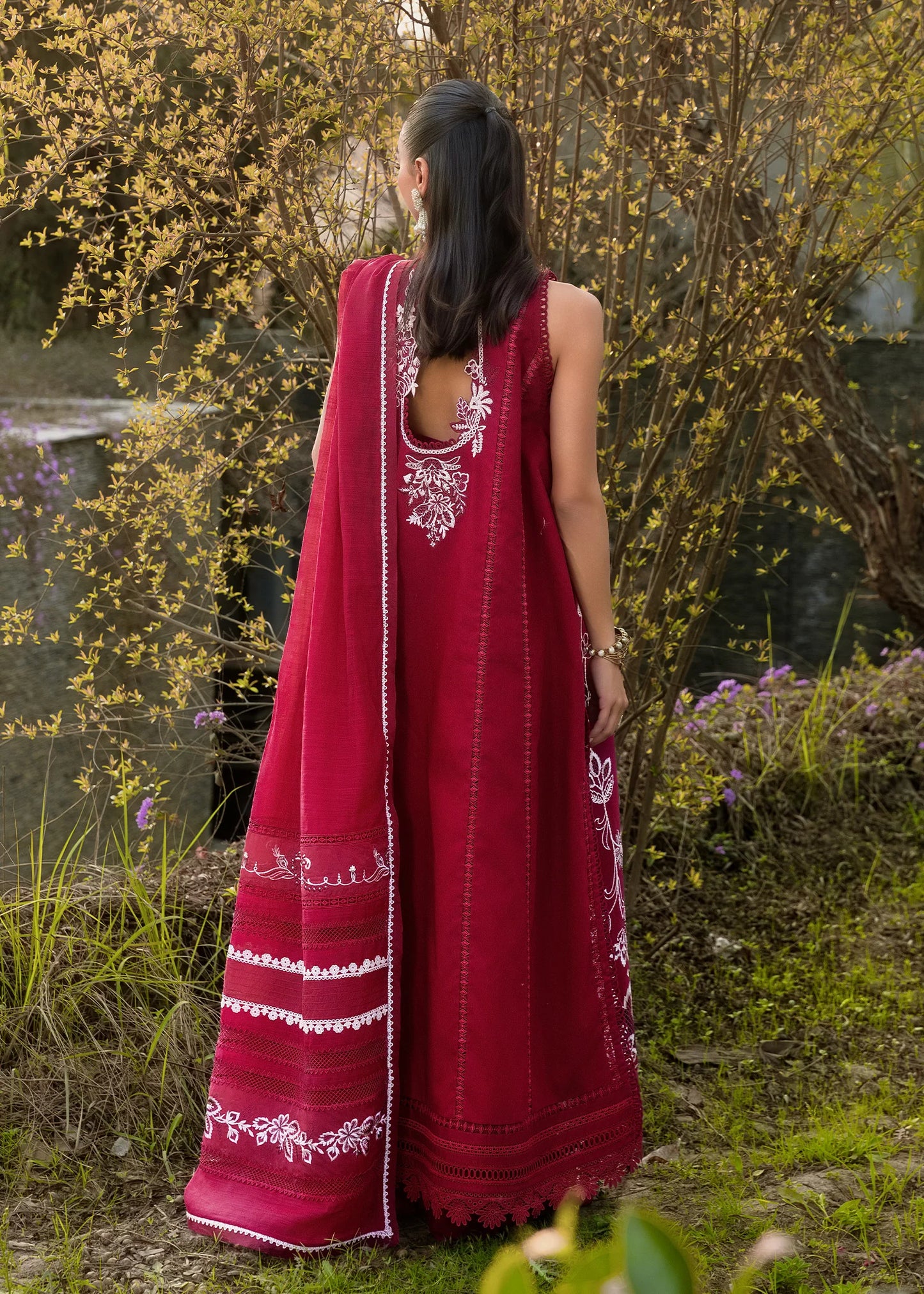 A HANDMADE TALE-D5A |  Flow By Crimson Lawn'26 | CRIMSON