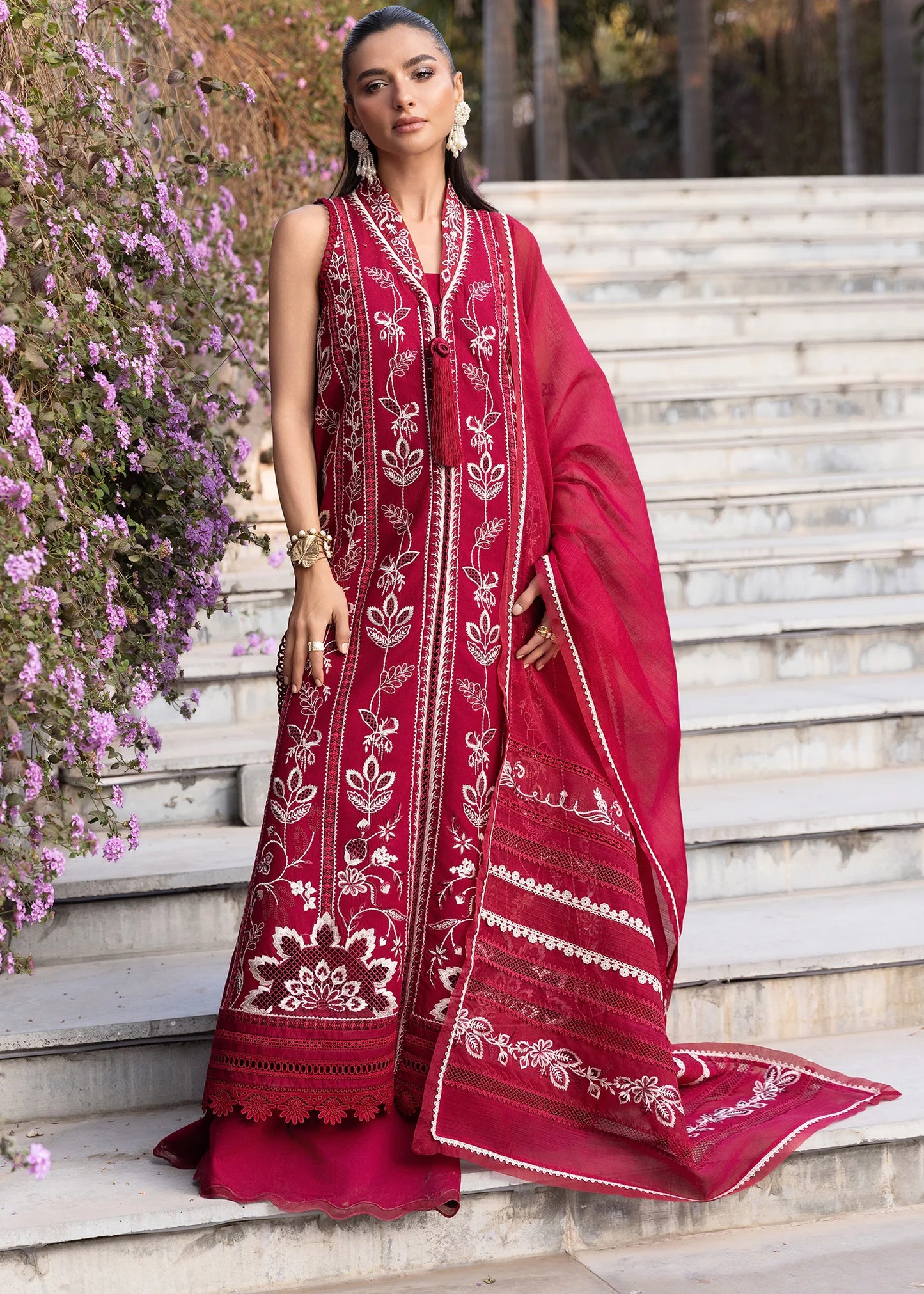 A HANDMADE TALE-D5A |  Flow By Crimson Lawn'26 | CRIMSON