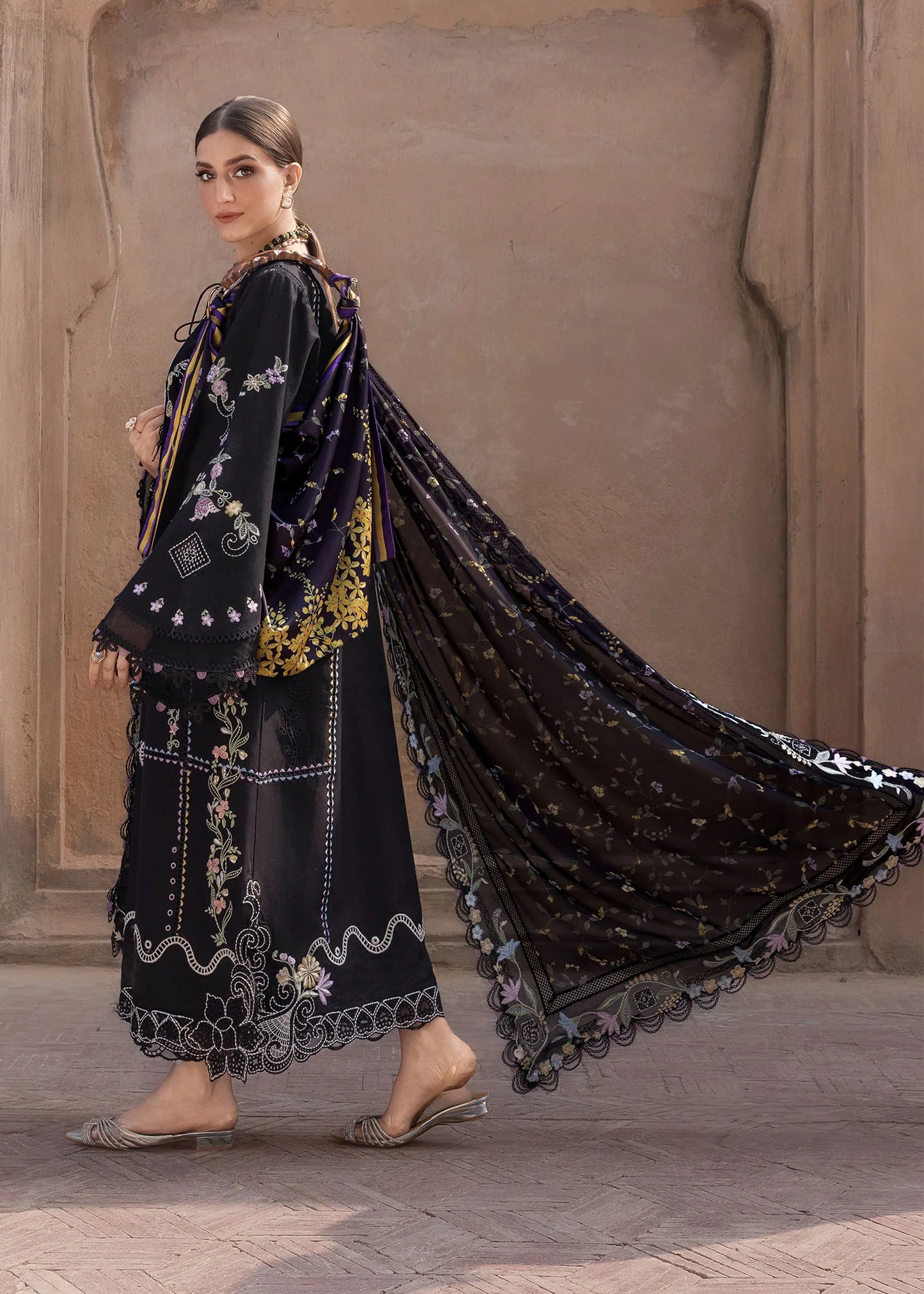 FLORAL SERENITY - D1A |  Flow By Crimson Lawn'26 | CRIMSON