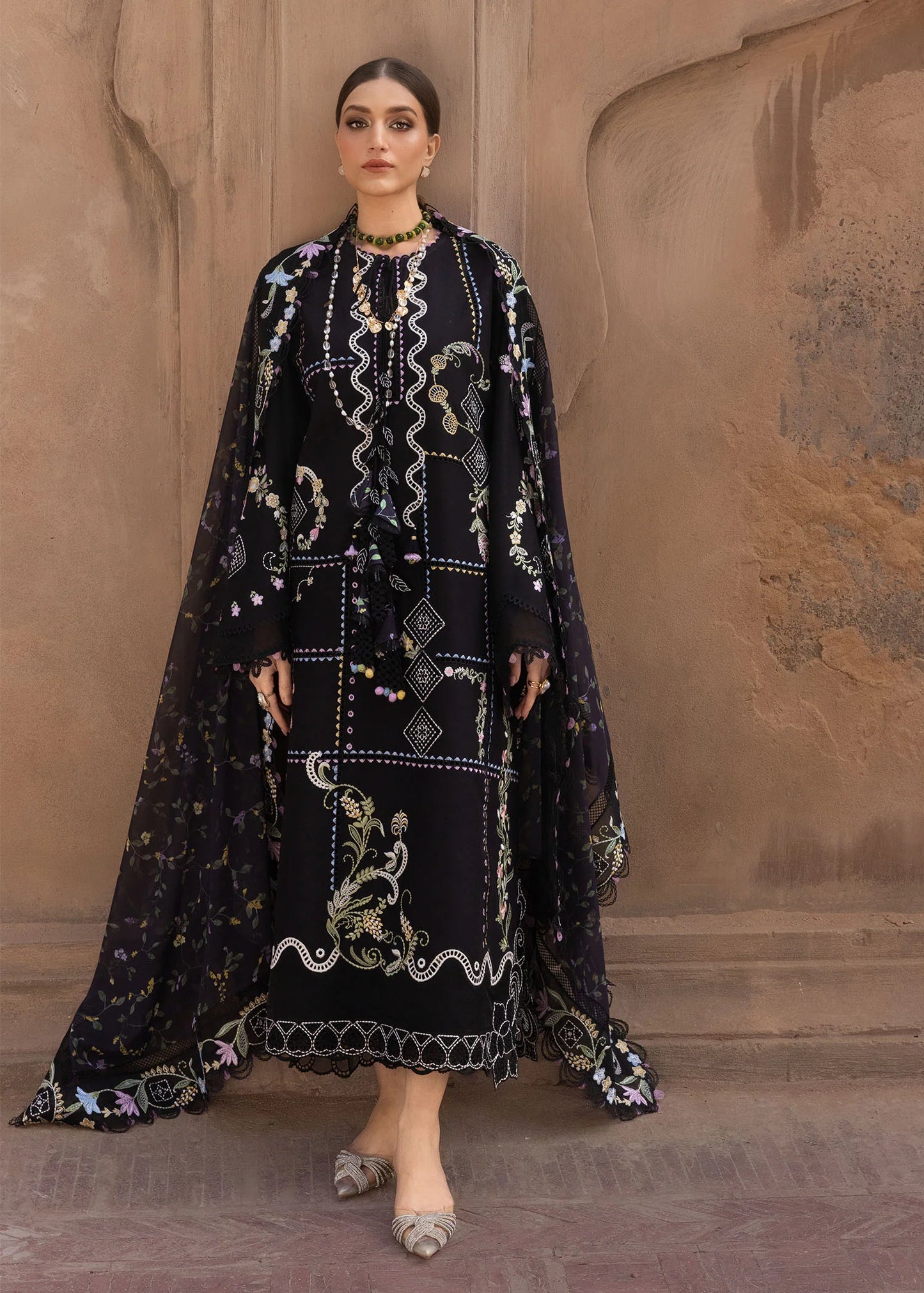 FLORAL SERENITY - D1A |  Flow By Crimson Lawn'26 | CRIMSON