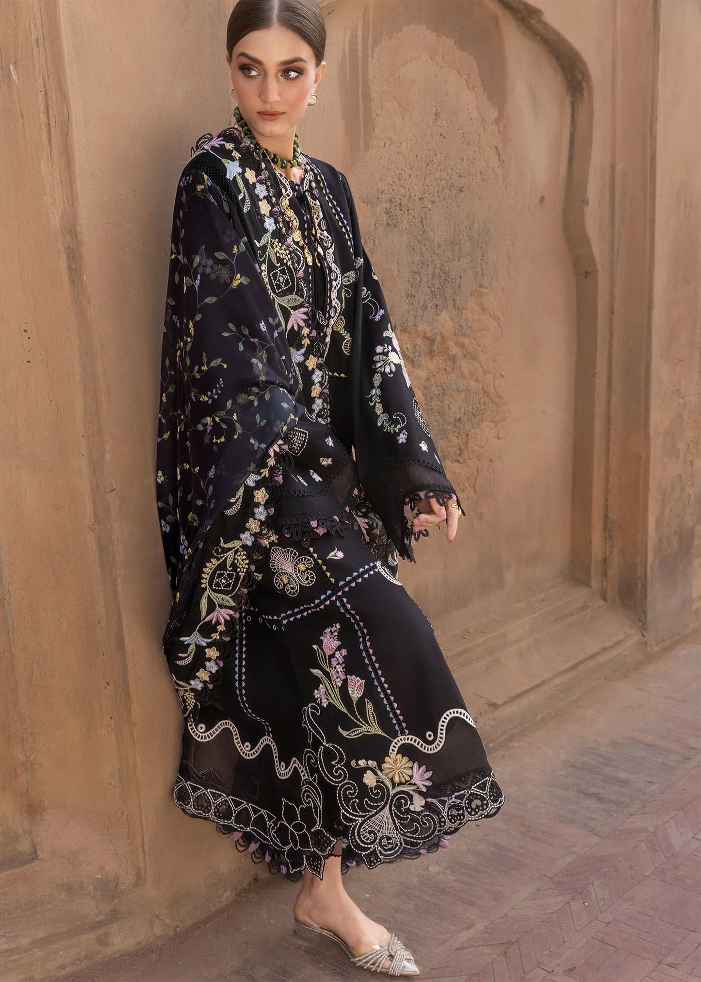 FLORAL SERENITY - D1A |  Flow By Crimson Lawn'26 | CRIMSON