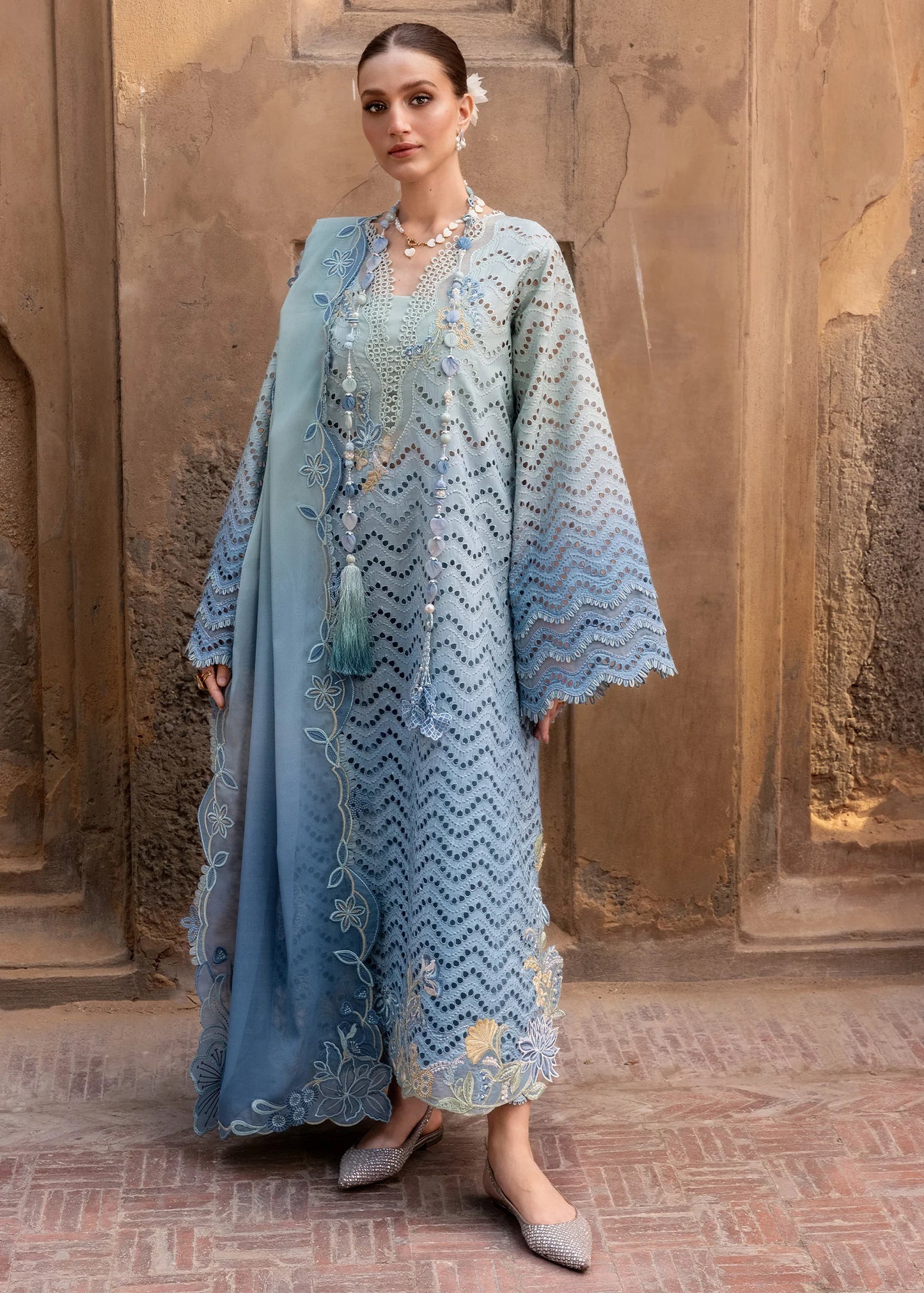 OMBRE LOVE - D8A |  Flow By Crimson Lawn'26 | CRIMSON