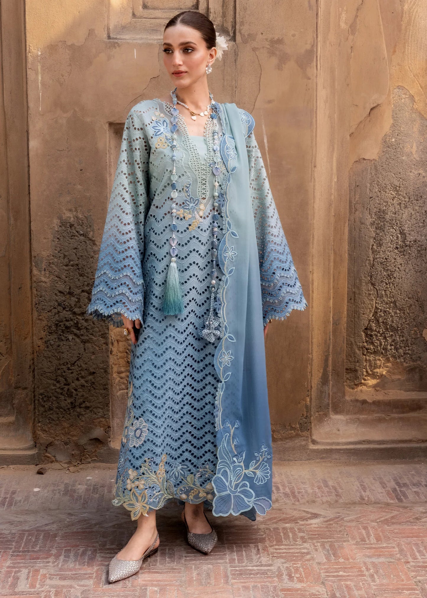 OMBRE LOVE - D8A |  Flow By Crimson Lawn'26 | CRIMSON