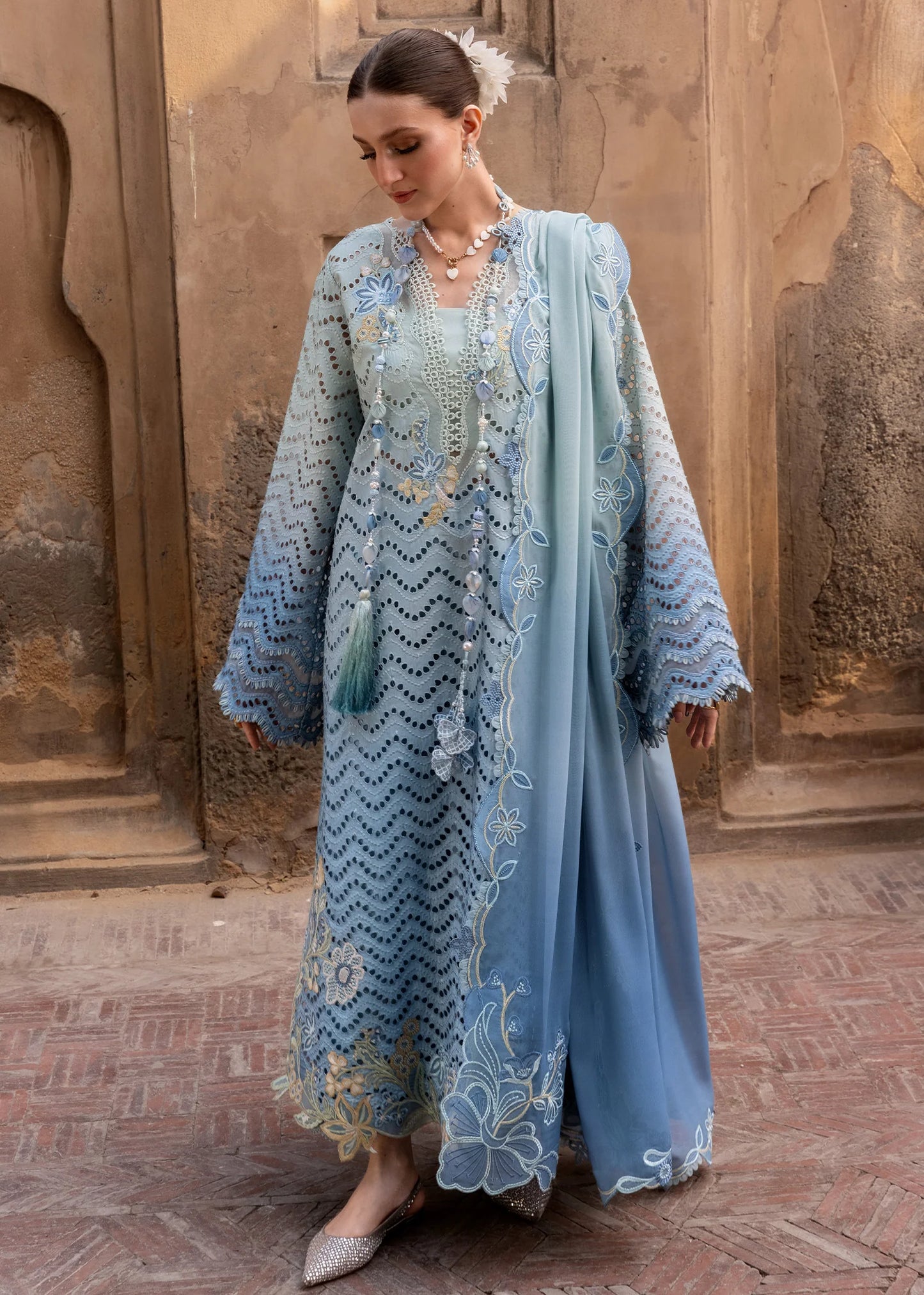 OMBRE LOVE - D8A |  Flow By Crimson Lawn'26 | CRIMSON