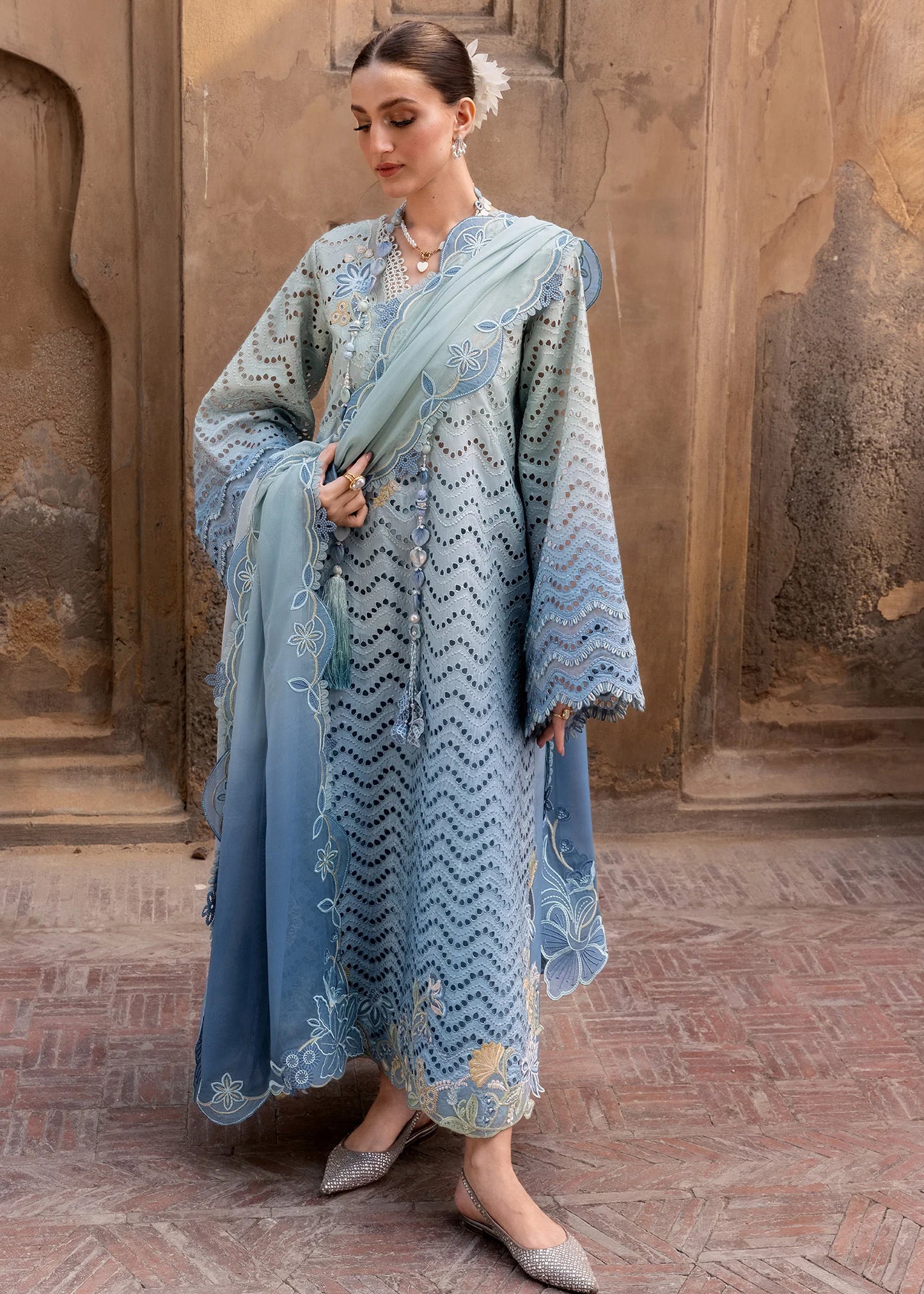 OMBRE LOVE - D8A |  Flow By Crimson Lawn'26 | CRIMSON