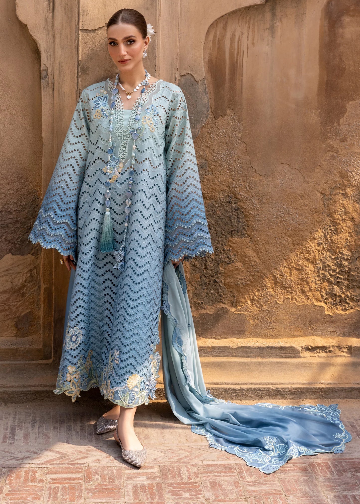 OMBRE LOVE - D8A |  Flow By Crimson Lawn'26 | CRIMSON