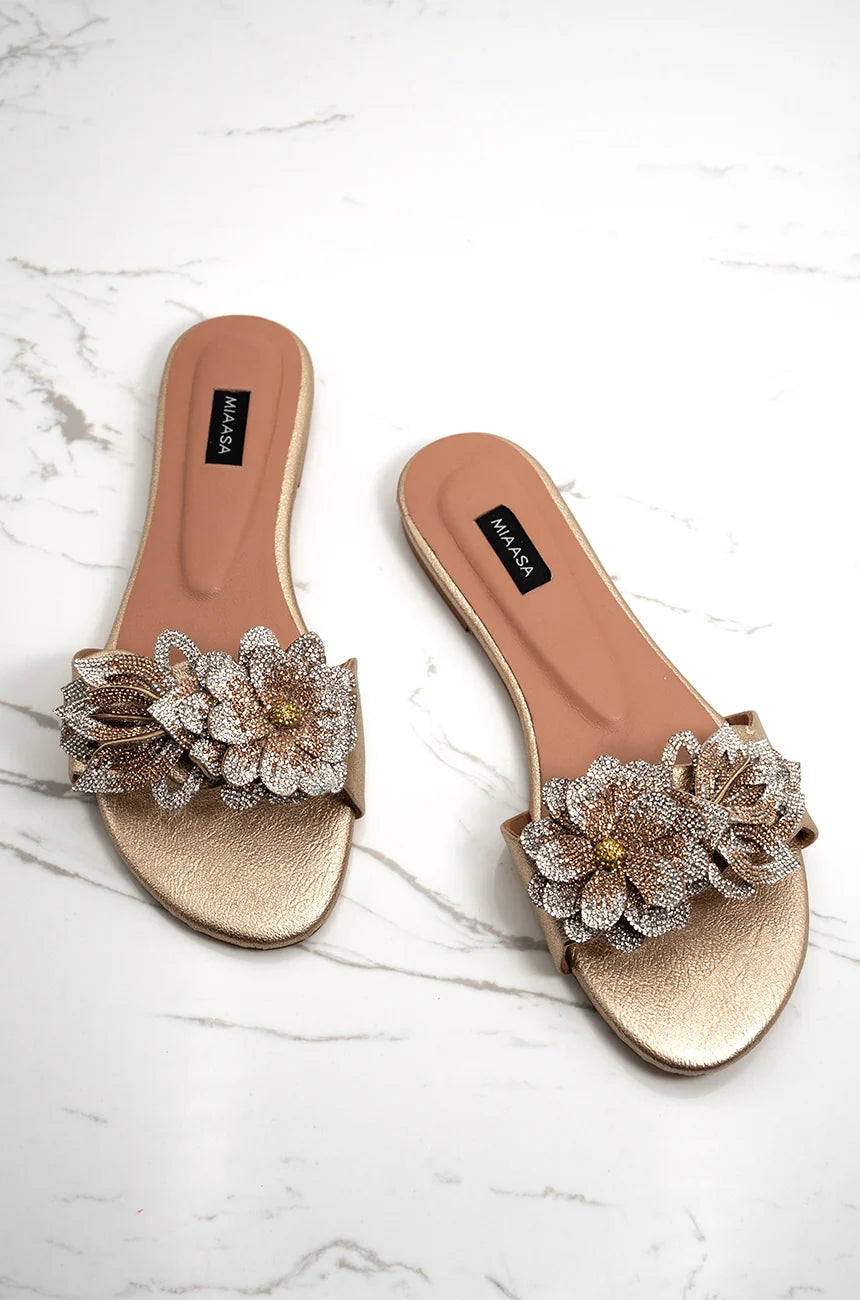 Neriah - Gold | New Arrivals | Miaasa | Footwear