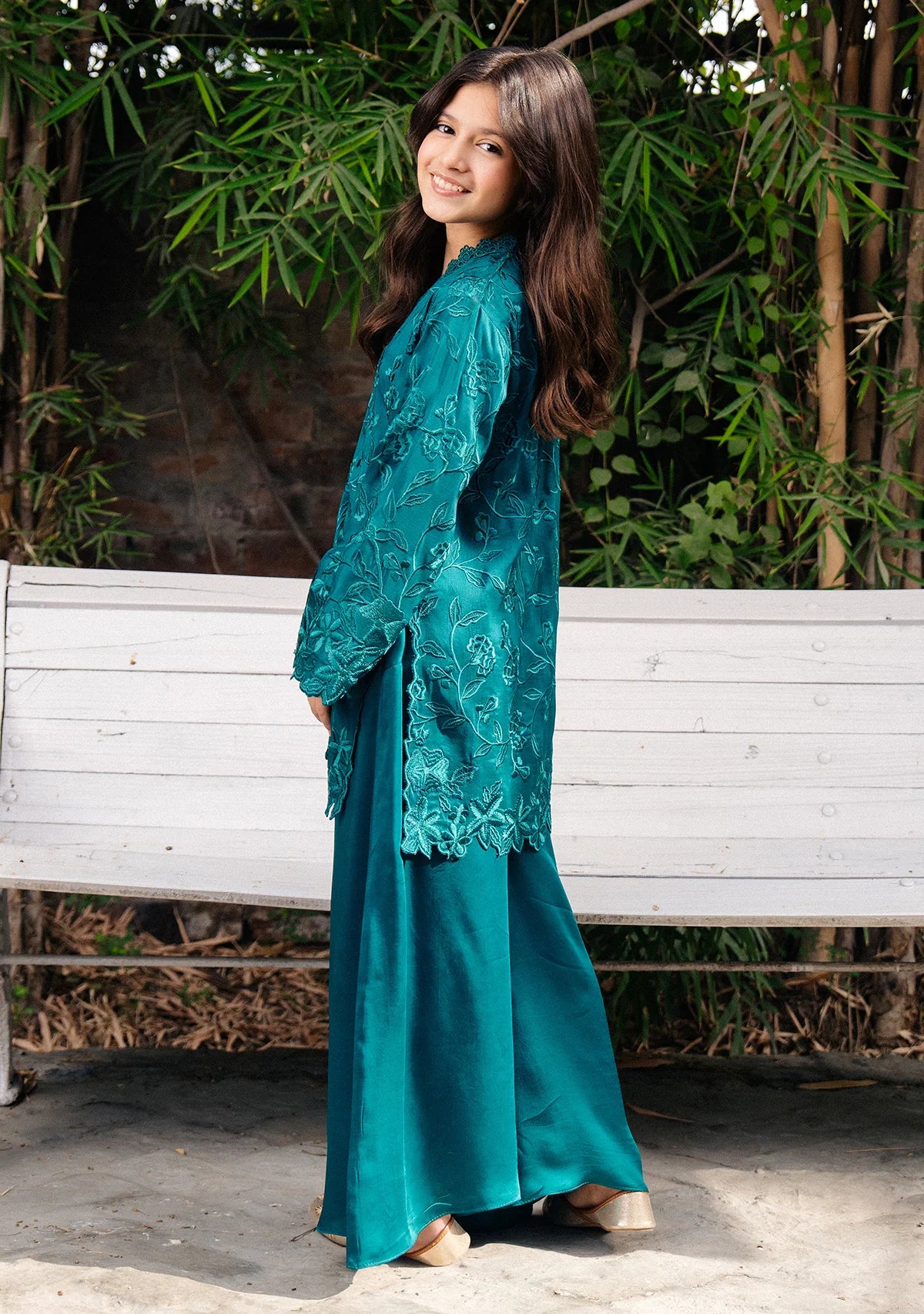 Arina Emerald Kids | New Arrivals | Zainab Zulfiqar Kidswear