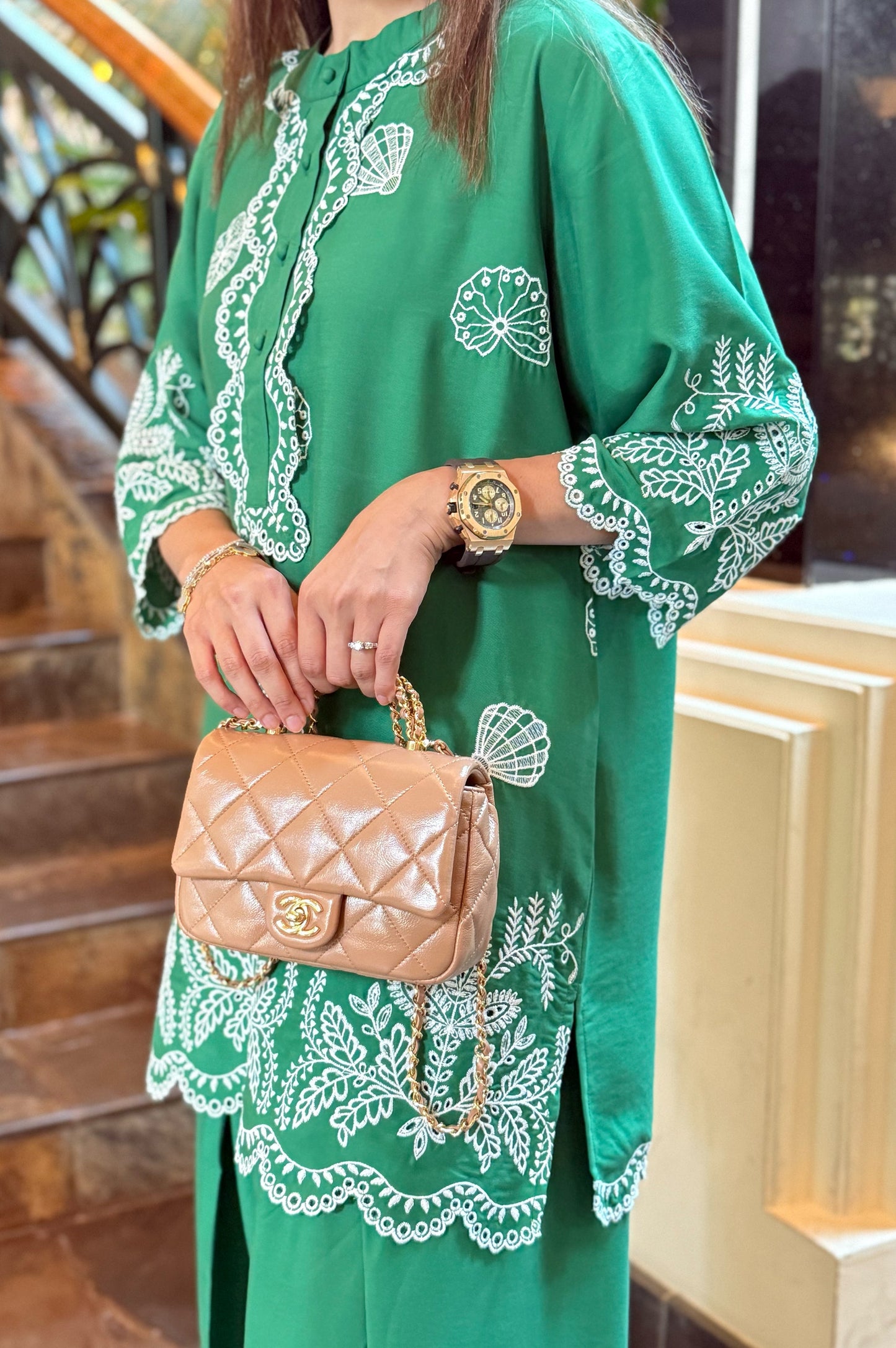 Moncheri Green Set | La Pret