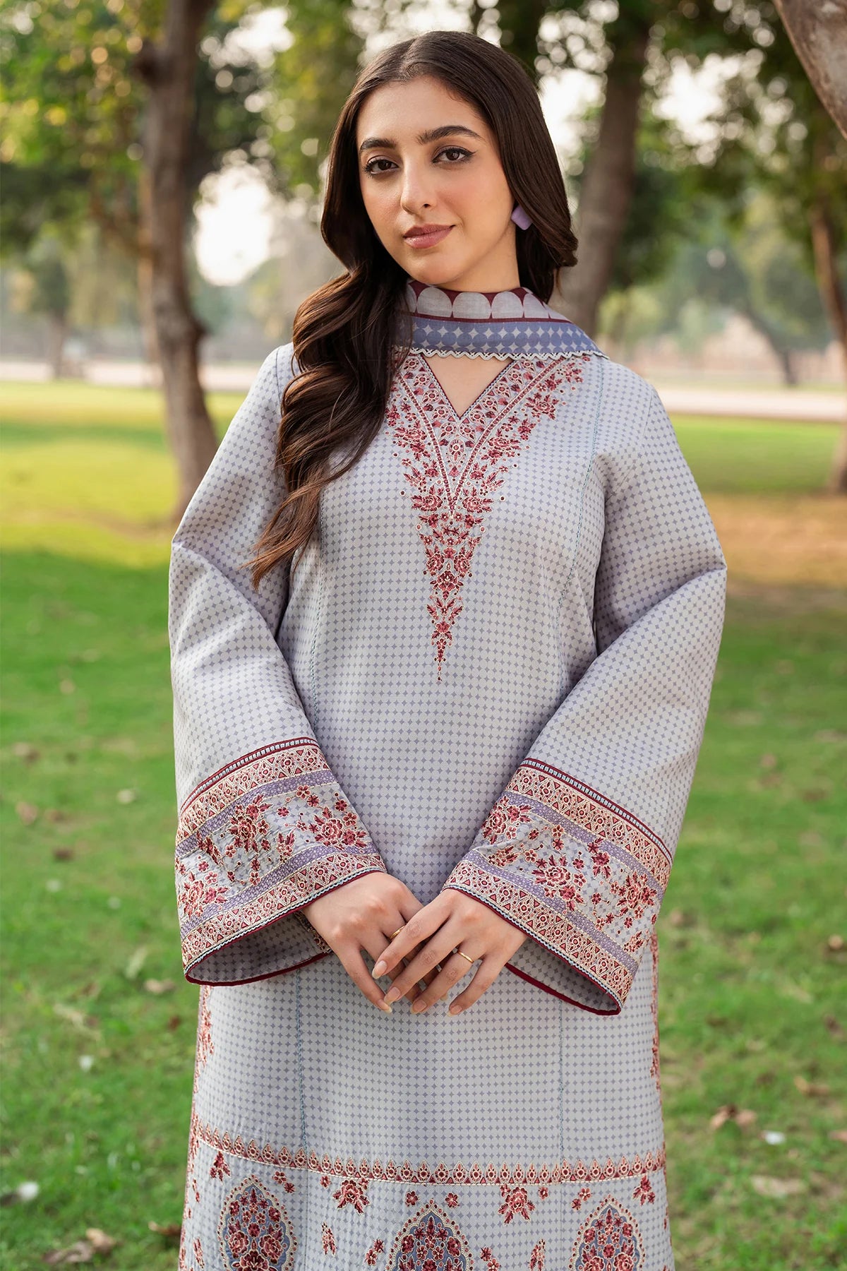 JZ-UW-D0081-0 | EMBROIDERED PREMIUM VISCOSE | Jazmin