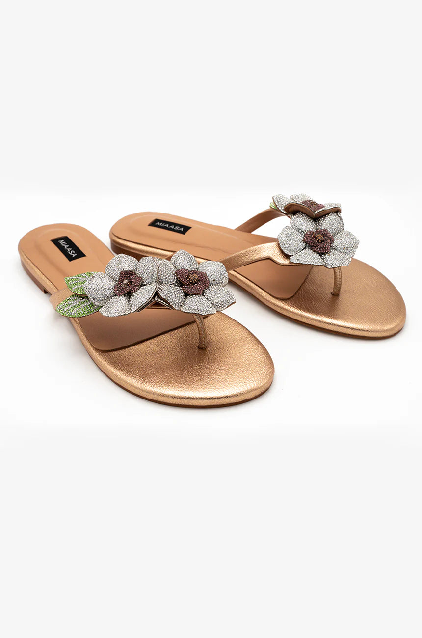 Elena - Rose Gold | Zilal - The Ramadan Edit | Miaasa | Footwear