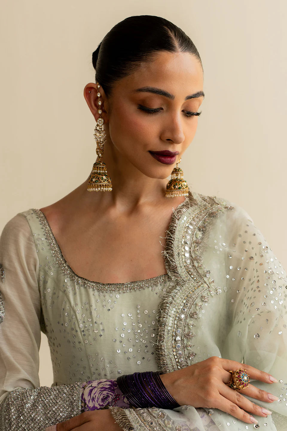 KANPHOOL EARNINGS | ZARA SHAHJAHAN  | JEWELLERY