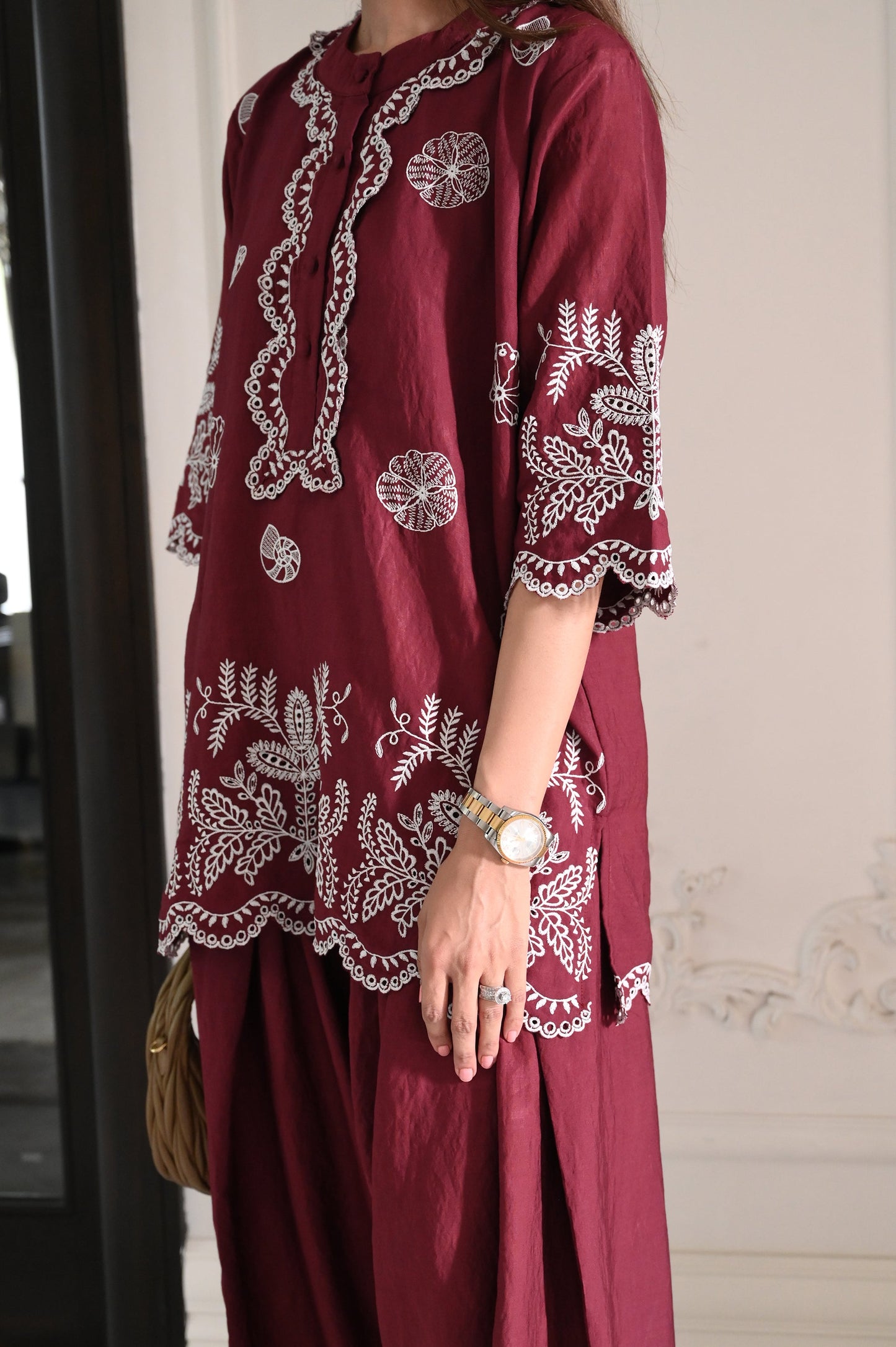 Moncheri Burgundy Set | La Pret