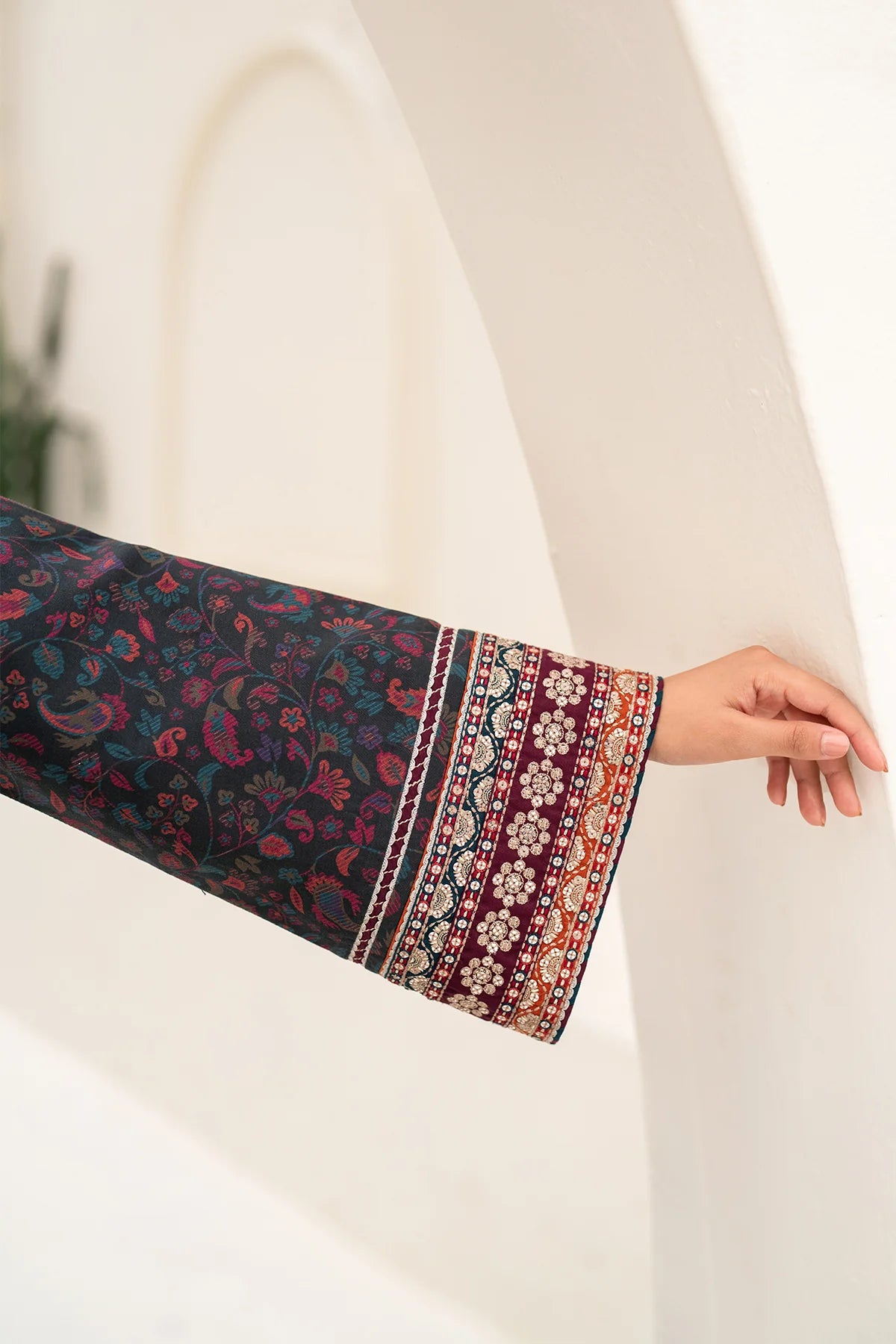 JZ-UW-D0098-0 | EMBROIDERED PREMIUM VISCOSE | Jazmin