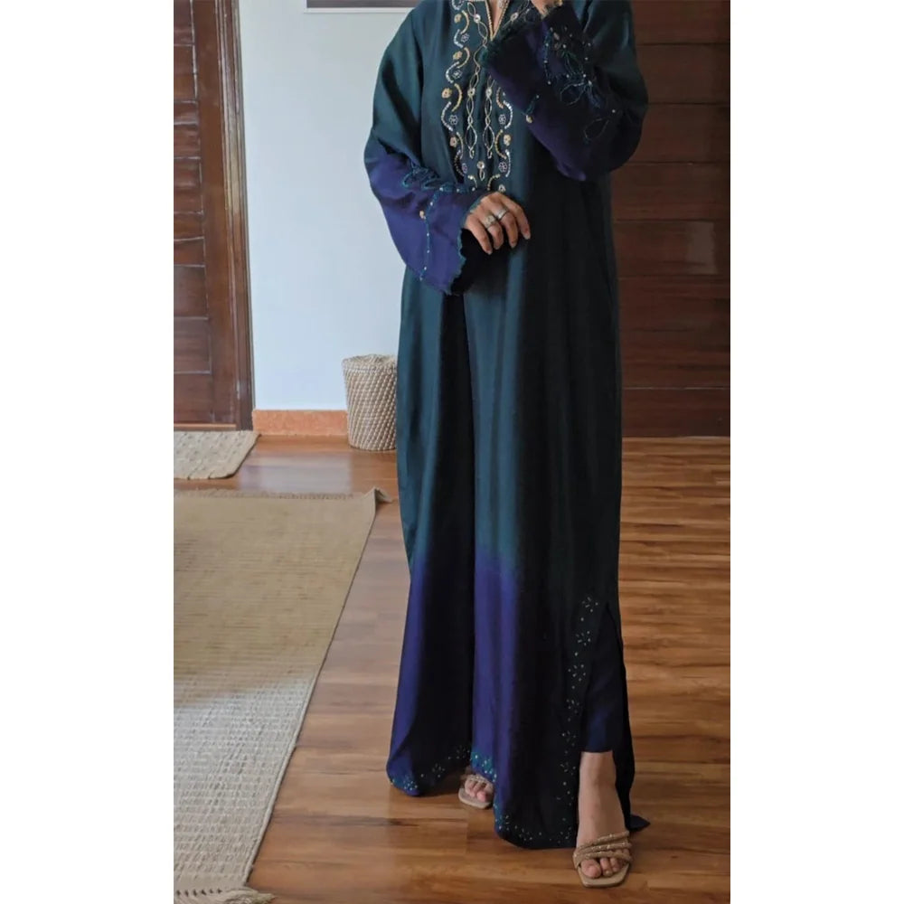 Zeyara Ombre Kaftan | NIMRAH HAFSA