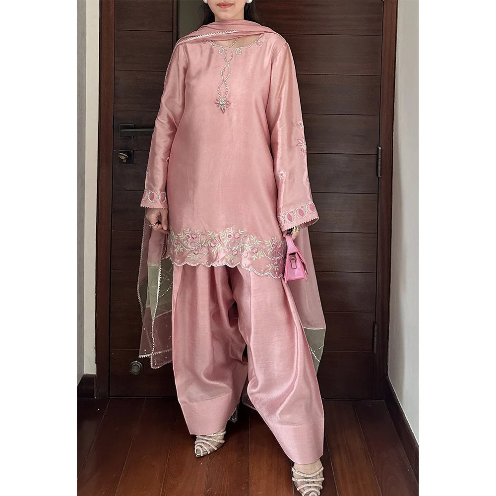 Rose Pink Full Set | NIMRAH HAFSA