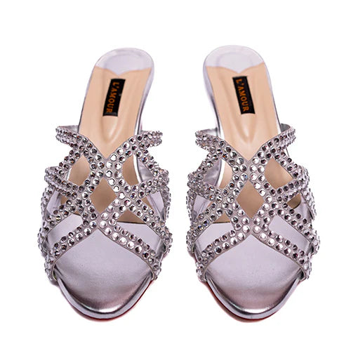 Stella Silver Kitten | L'AMOUR | FOOTWEAR