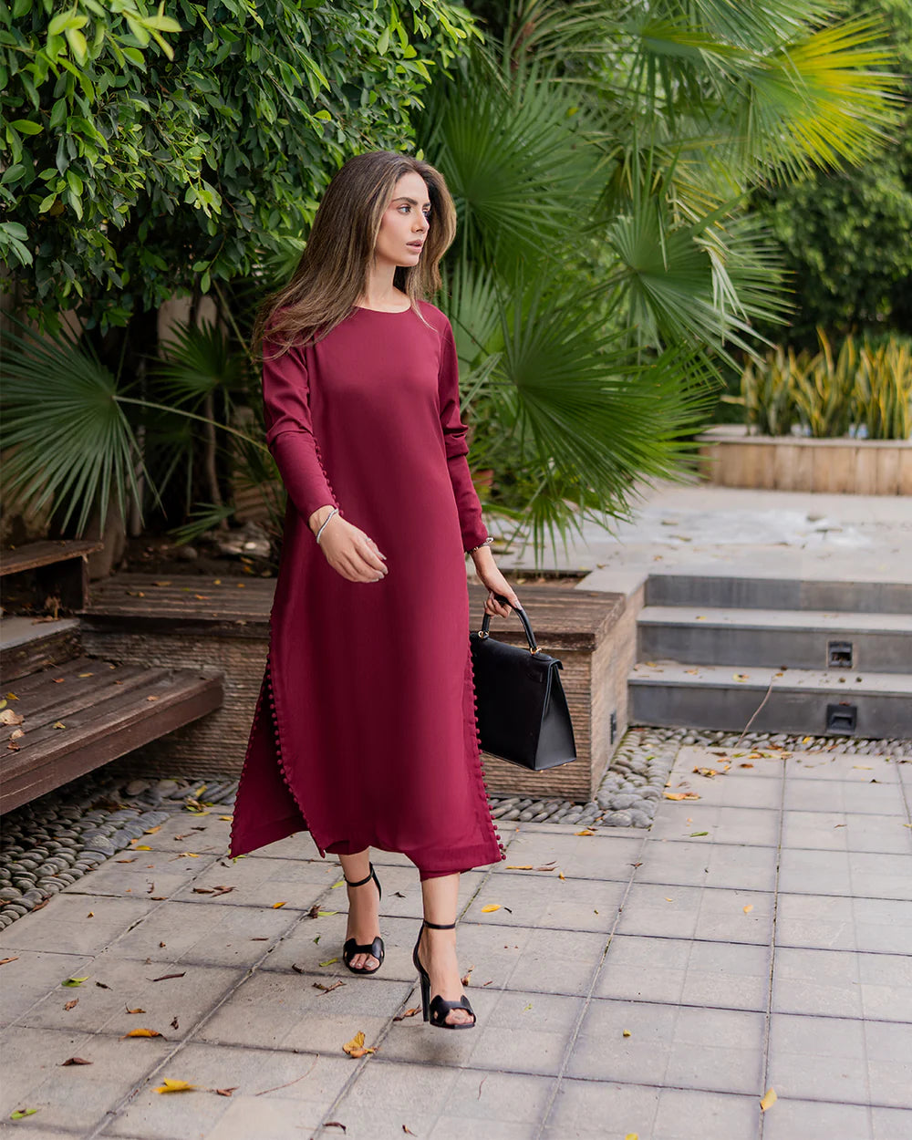Burgundy Amaani Set | LIRA