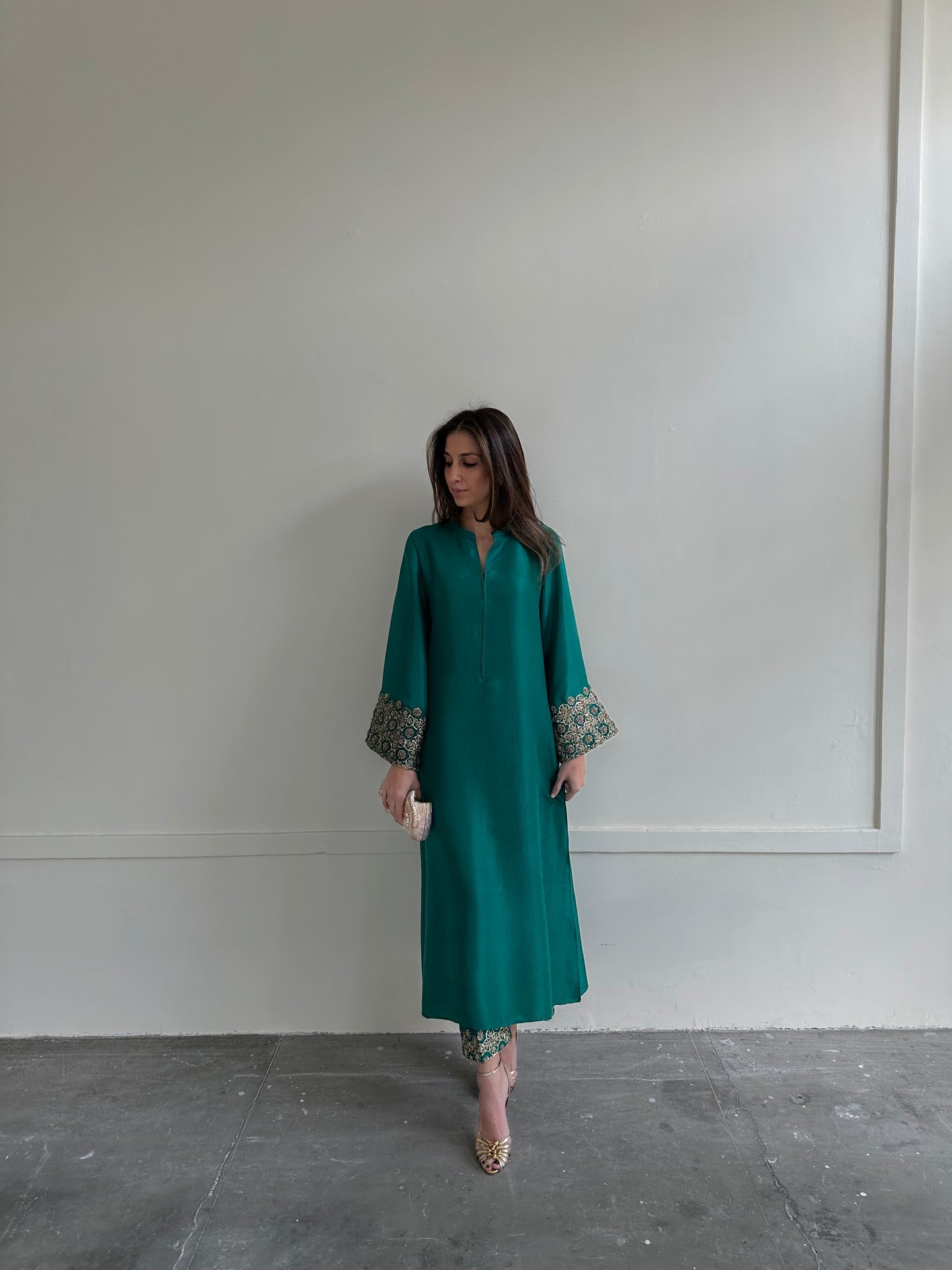 VERDE SILK FORMAL | Sak Atelier