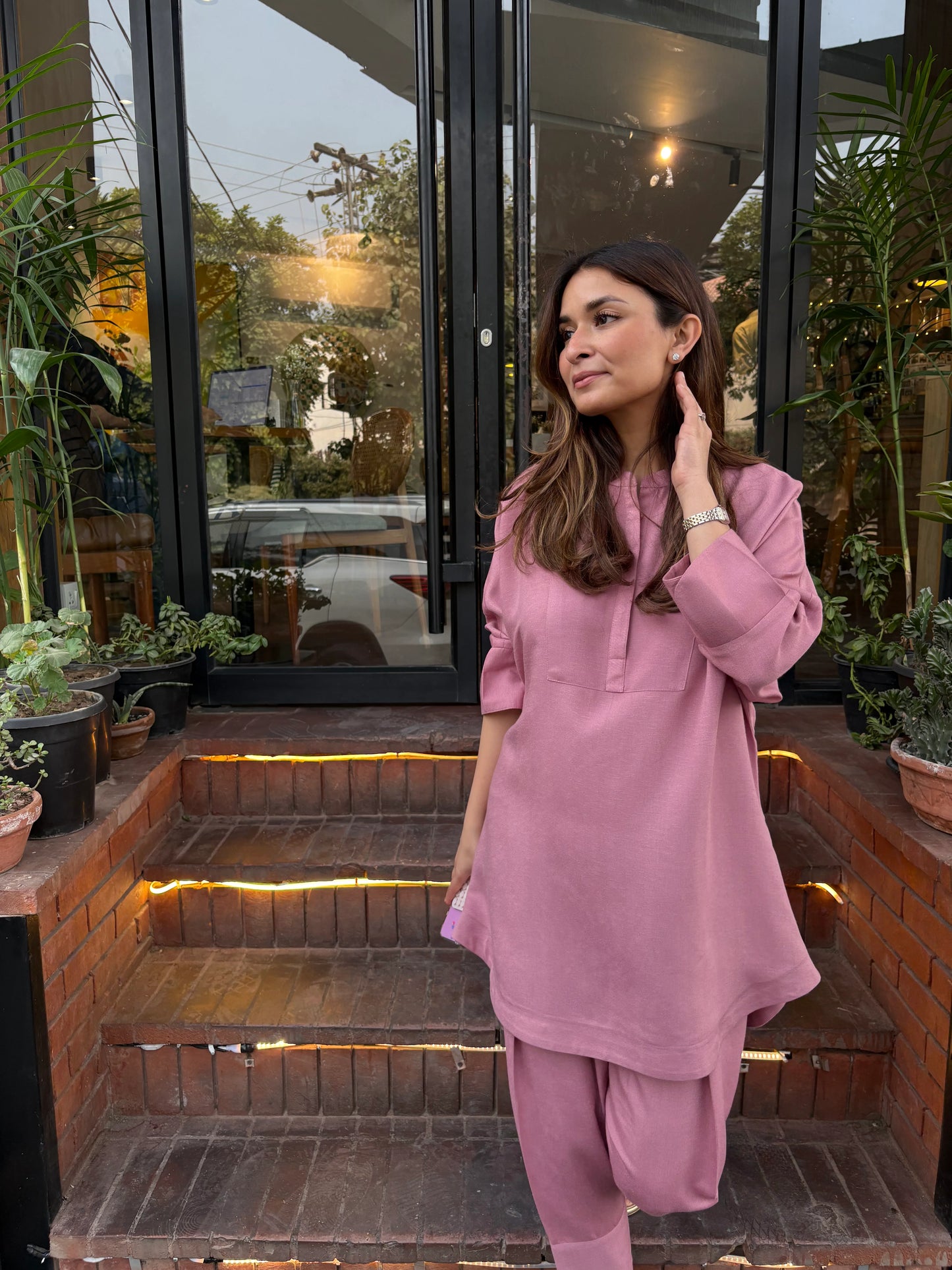 TEA PINK SKINNY SET | Sak Atelier