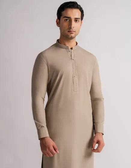 STONE SEMI-FORMAL KAMEEZ SHALWAR | FESTIVE '26 | JUNAID JAMSHED MENSWEAR