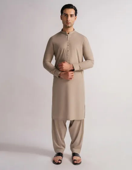 STONE SEMI-FORMAL KAMEEZ SHALWAR | FESTIVE '26 | JUNAID JAMSHED MENSWEAR