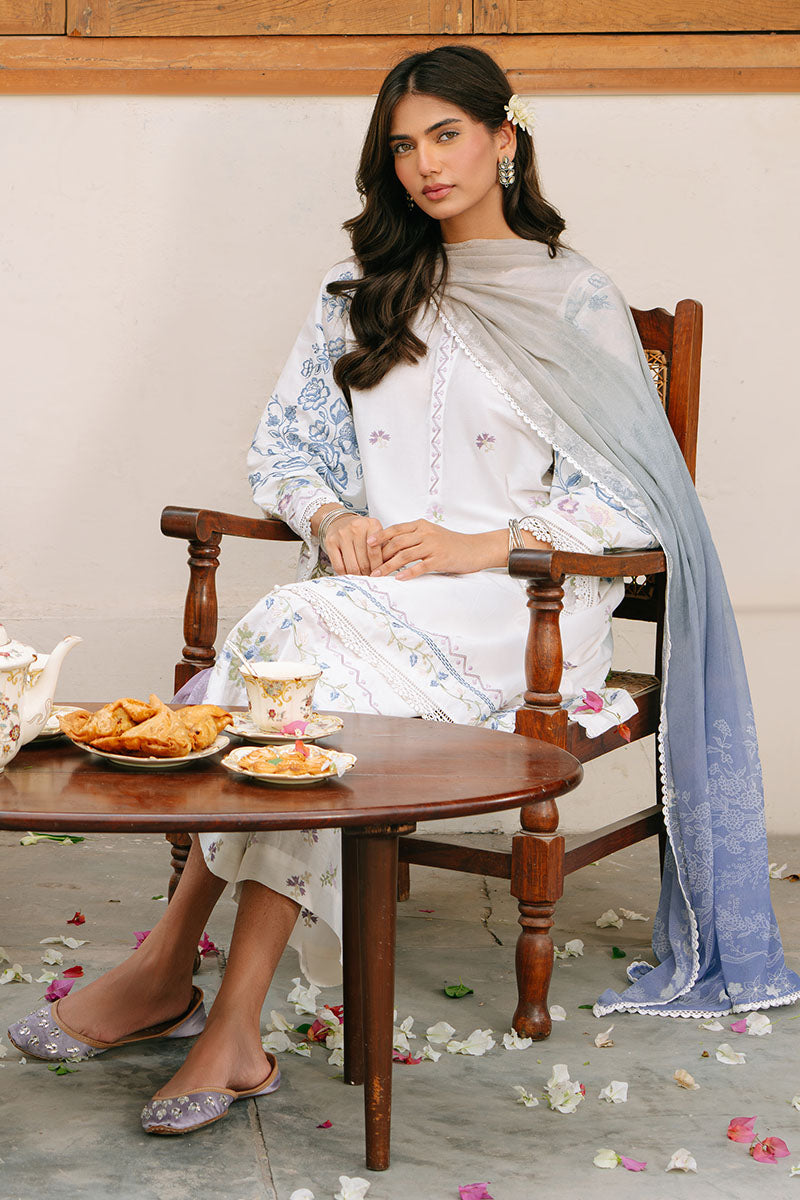 ORNATE GEM-3PC EMBROIDERED CAMBRIC SUIT | Cross Stitch
