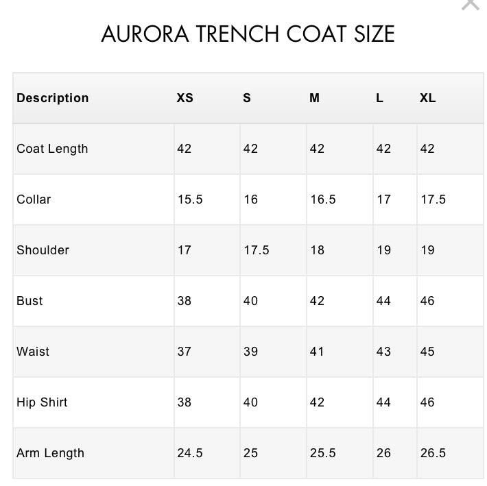 Aurora Trench Coat| Jugnu Lahore