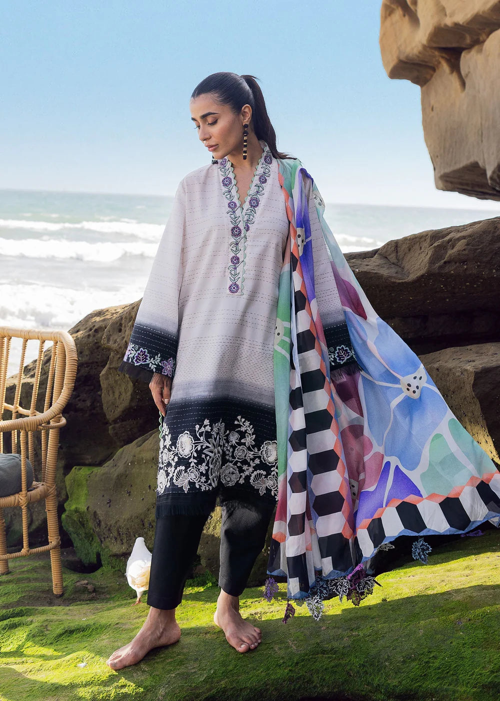 Kantha Rose | Sadaf Fawad Khan Everyday Lawn 2025