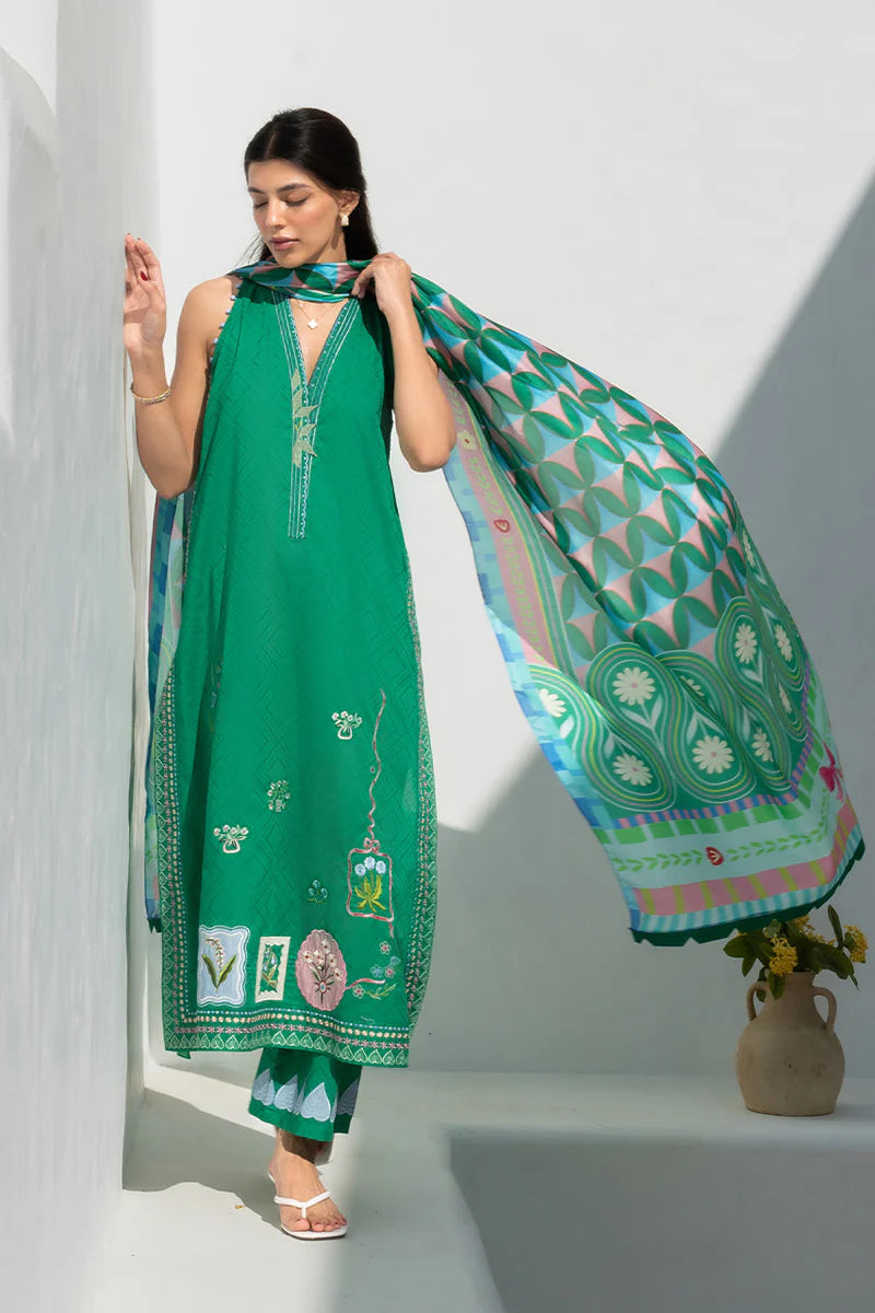 Kiya (B) | Unstitched Lawn '26 | Sania Maskatiya
