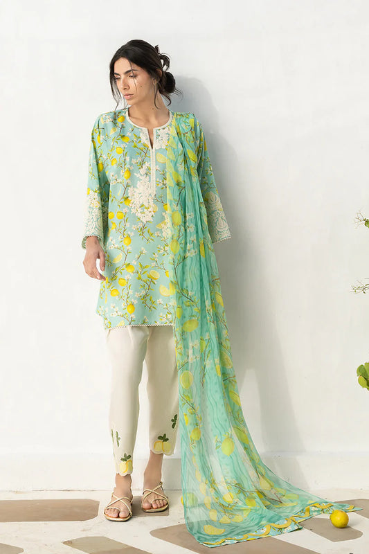 Ambar (A) | Unstitched Lawn '26 | Sania Maskatiya