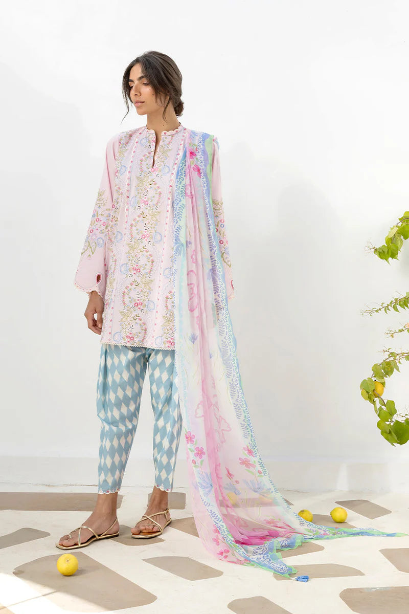 Fez (A) | Unstitched Lawn '26 | Sania Maskatiya (RTS)