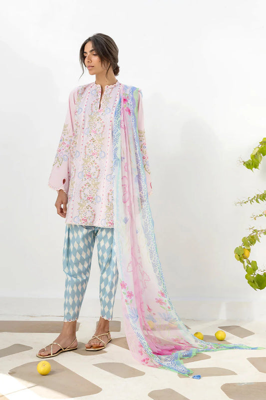 Fez (A) | Unstitched Lawn '26 | Sania Maskatiya