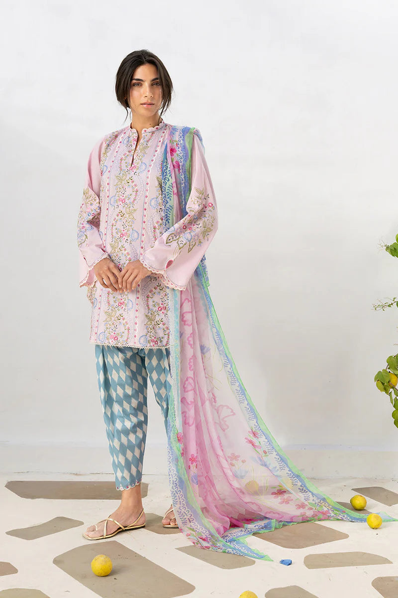 Fez (A) | Unstitched Lawn '26 | Sania Maskatiya (RTS)