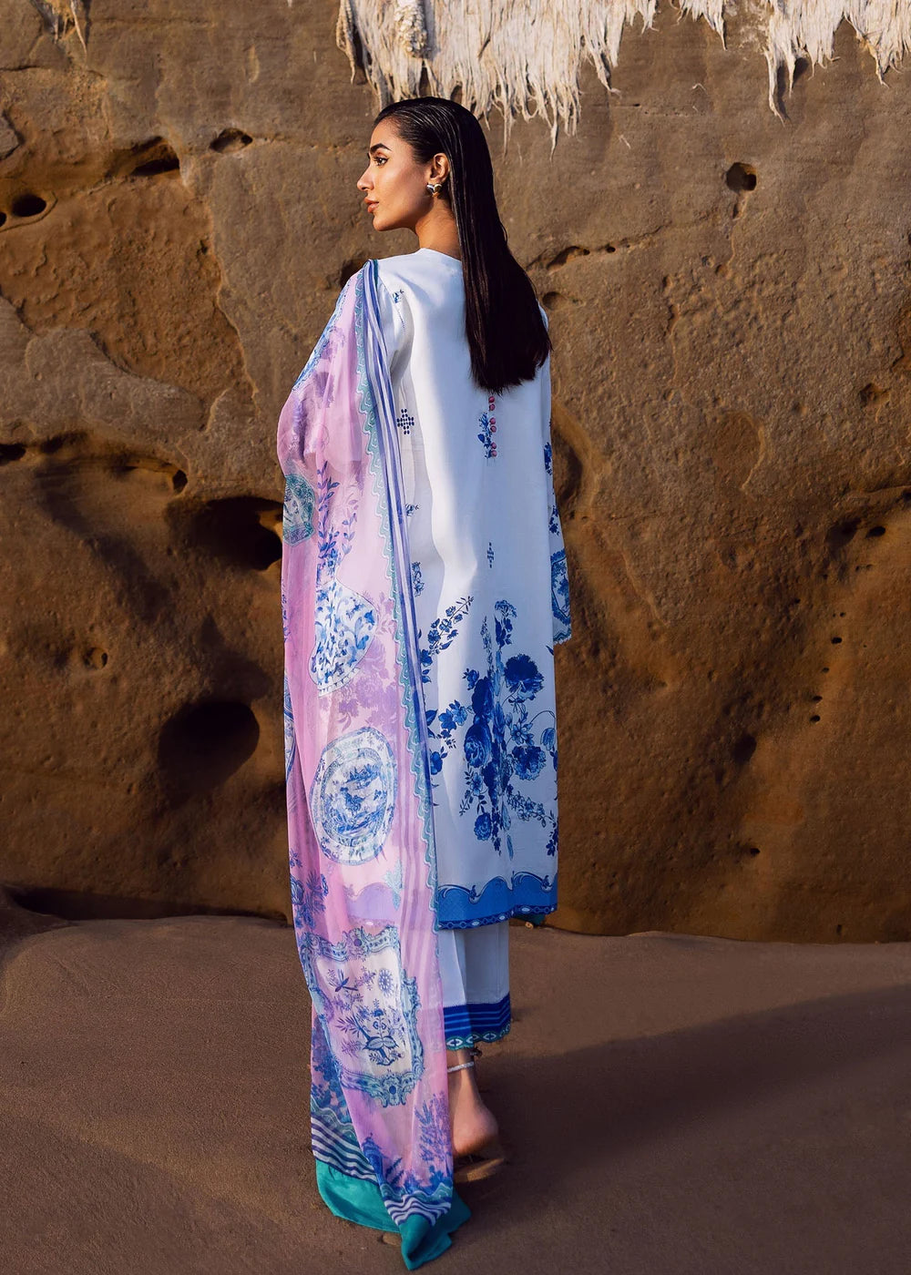 Blue Pottery | Sadaf Fawad Khan Everyday Lawn 2025
