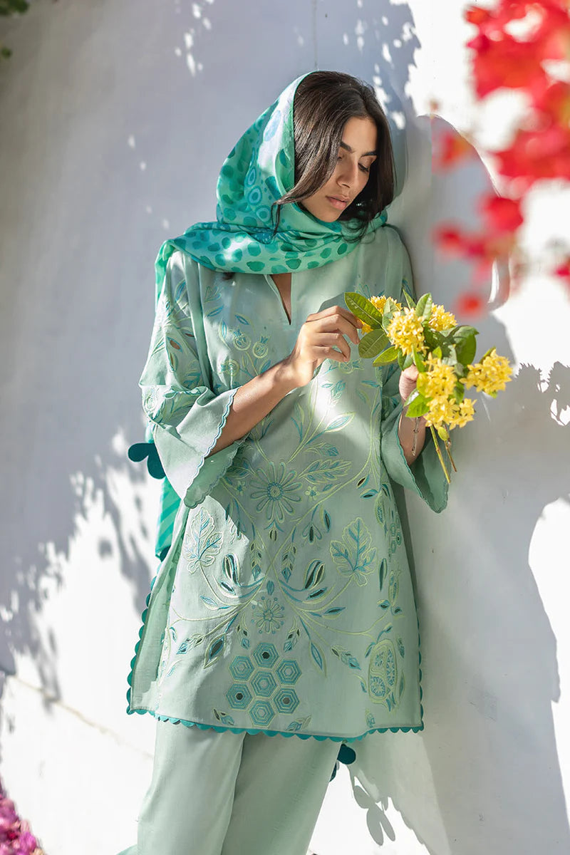 Reva (A) | Unstitched Lawn '26 | Sania Maskatiya