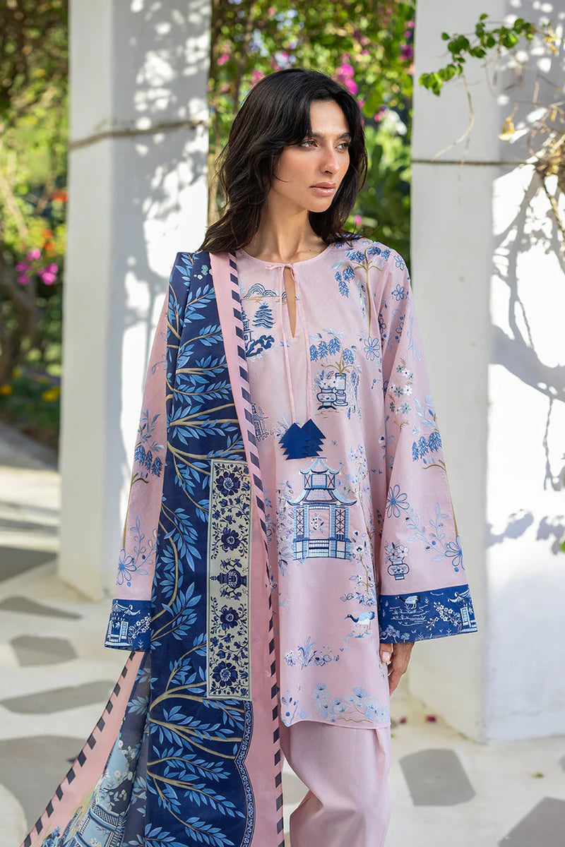 Cala (A) | Unstitched Lawn '26 | Sania Maskatiya