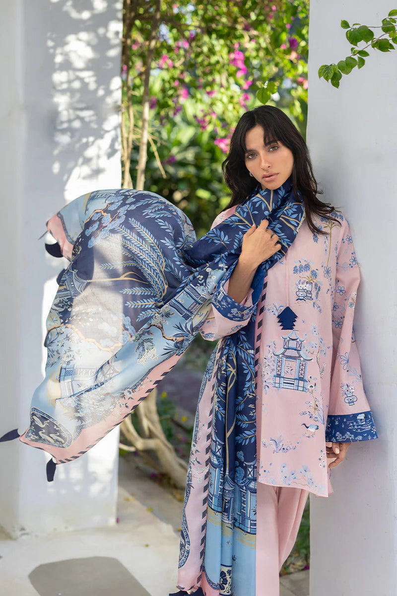 Cala (A) | Unstitched Lawn '26 | Sania Maskatiya