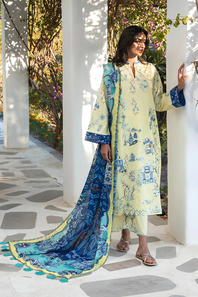 Cala (B) | Unstitched Lawn '26 | Sania Maskatiya(RTS)