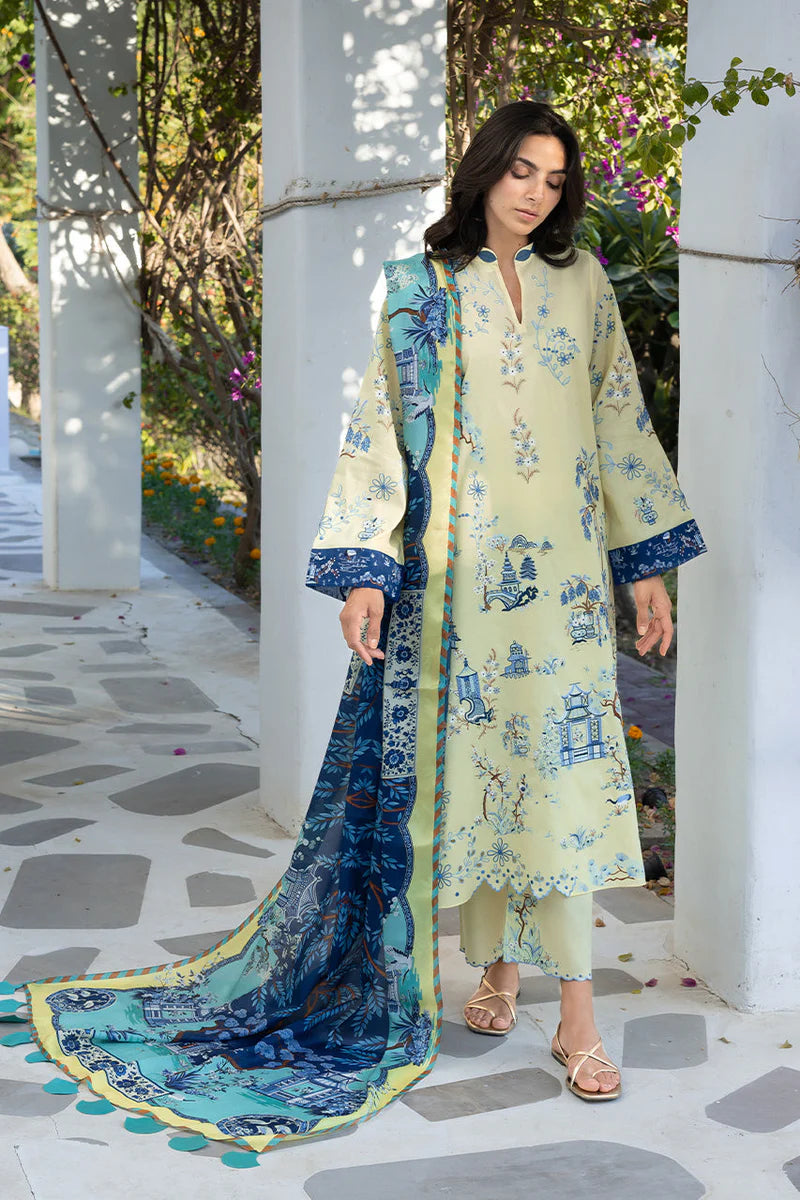 Cala (B) | Unstitched Lawn '26 | Sania Maskatiya(RTS)