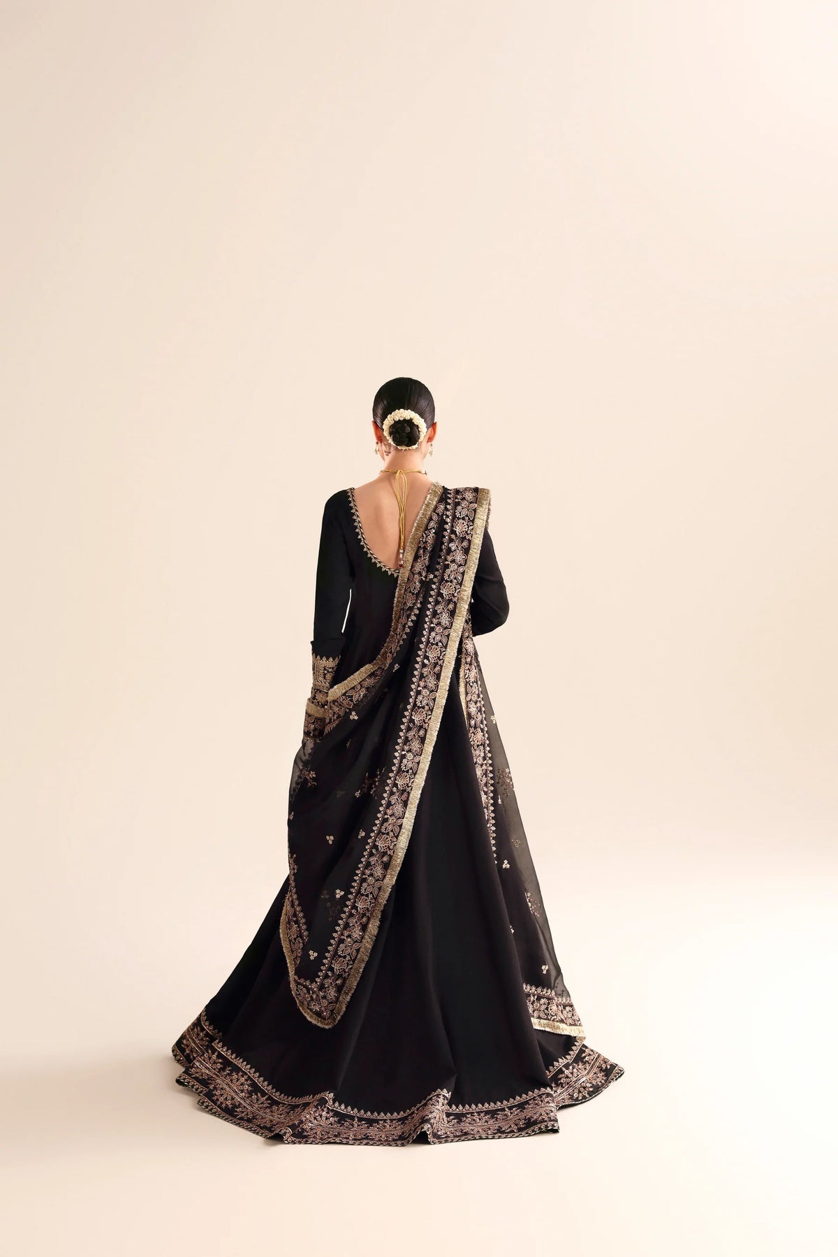 BLACK PISHWAS LUXURY WEDDING EDIT 2026 (NPA3-26453) | WEDDING EDIT '26 | ZAIB
