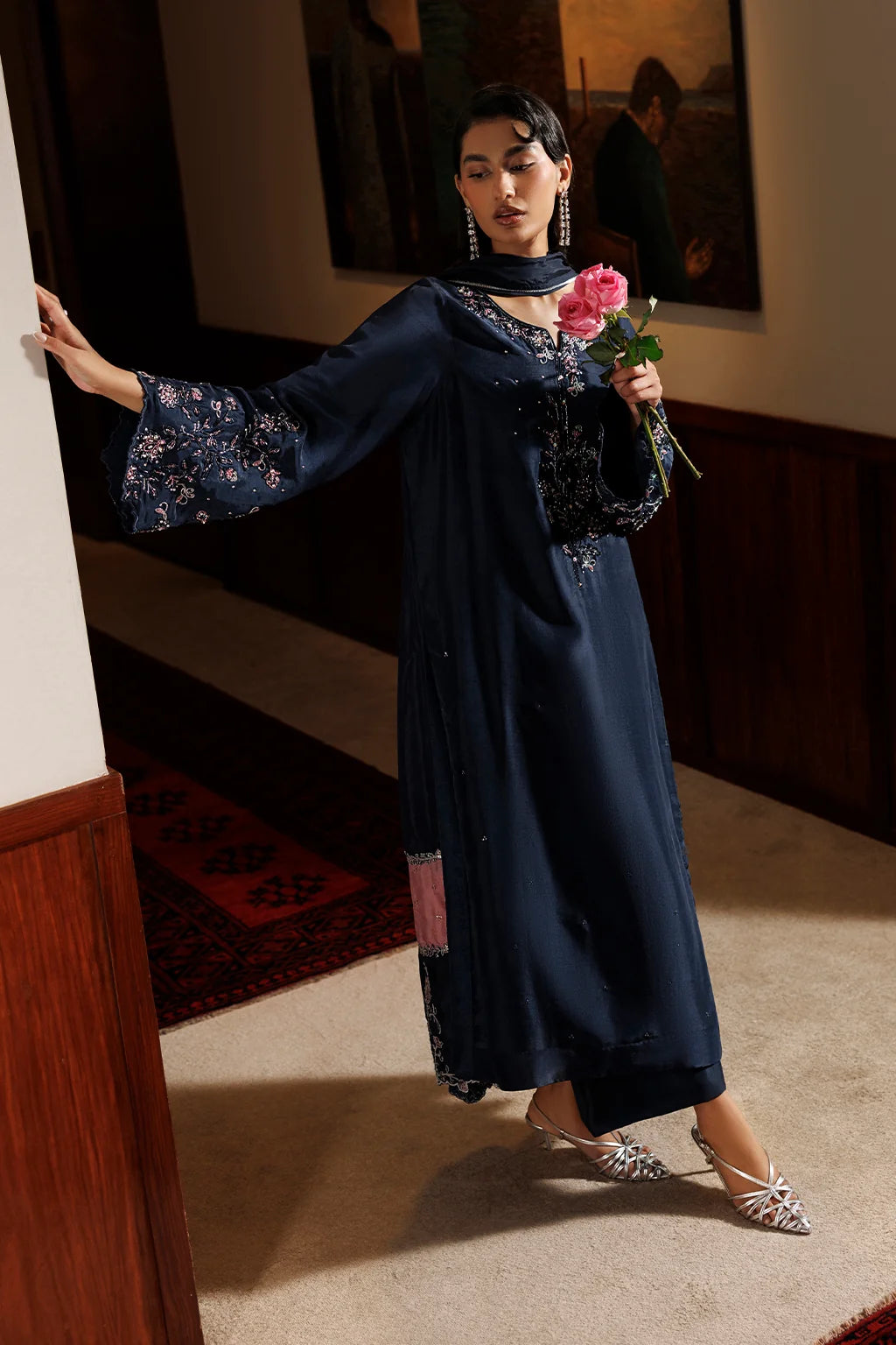UE-723 Embroidered Ramen Silk | Festive Formals ‘26 | Iznik