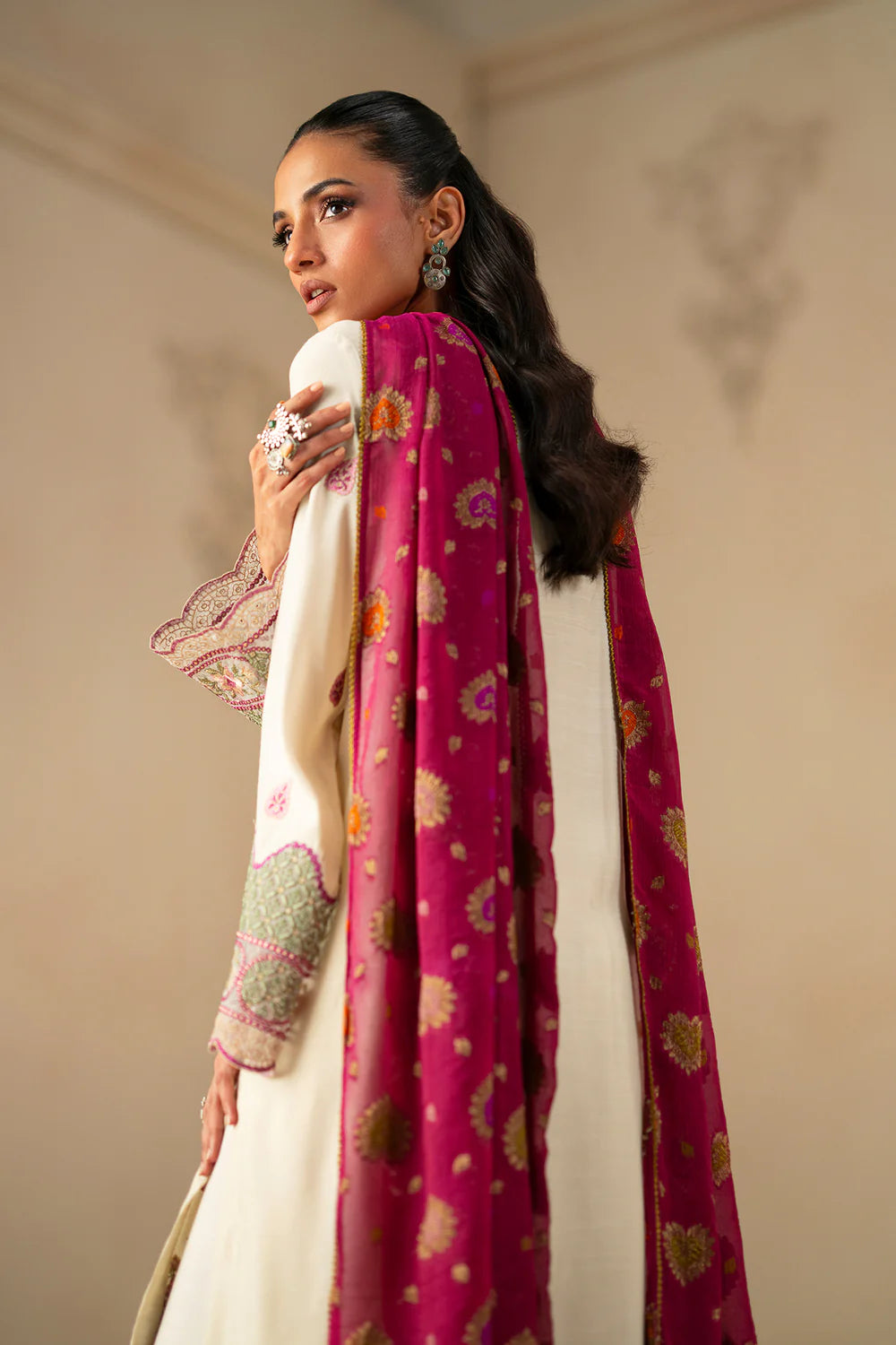 OFF WHITE | E0794/203/002 | Unstitched Winter '25 | Ethnc