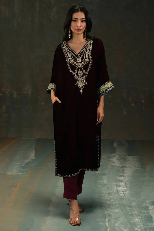 Rani Phiran Shirt And Pants | VELVET ECLIPSE '25 | FARIDA HASAN