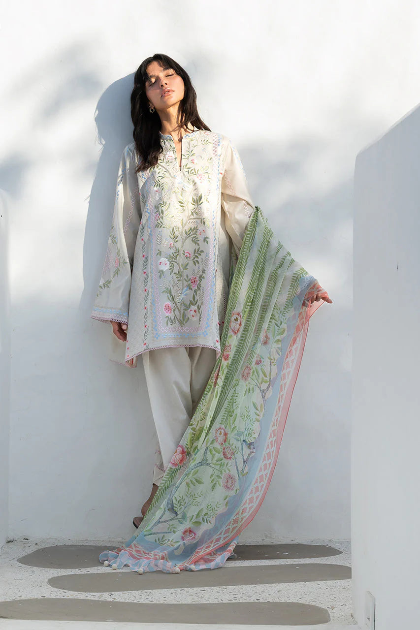 Mina (B) | Unstitched Lawn '26 | Sania Maskatiya (RTS)
