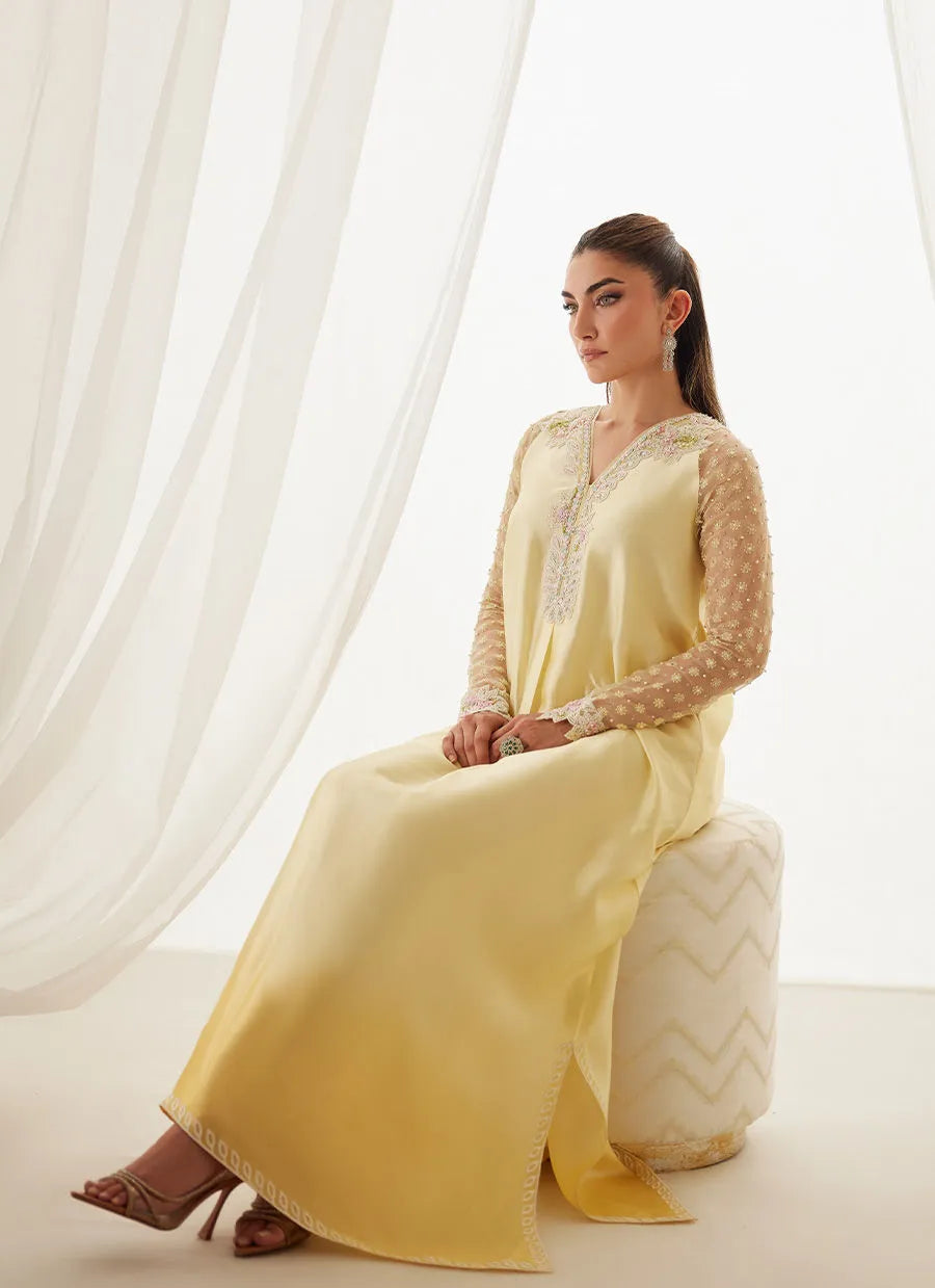 Inez Lemon Ombre Shirt | LUXE PRET' 25 | FARAH TALIB AZIZ