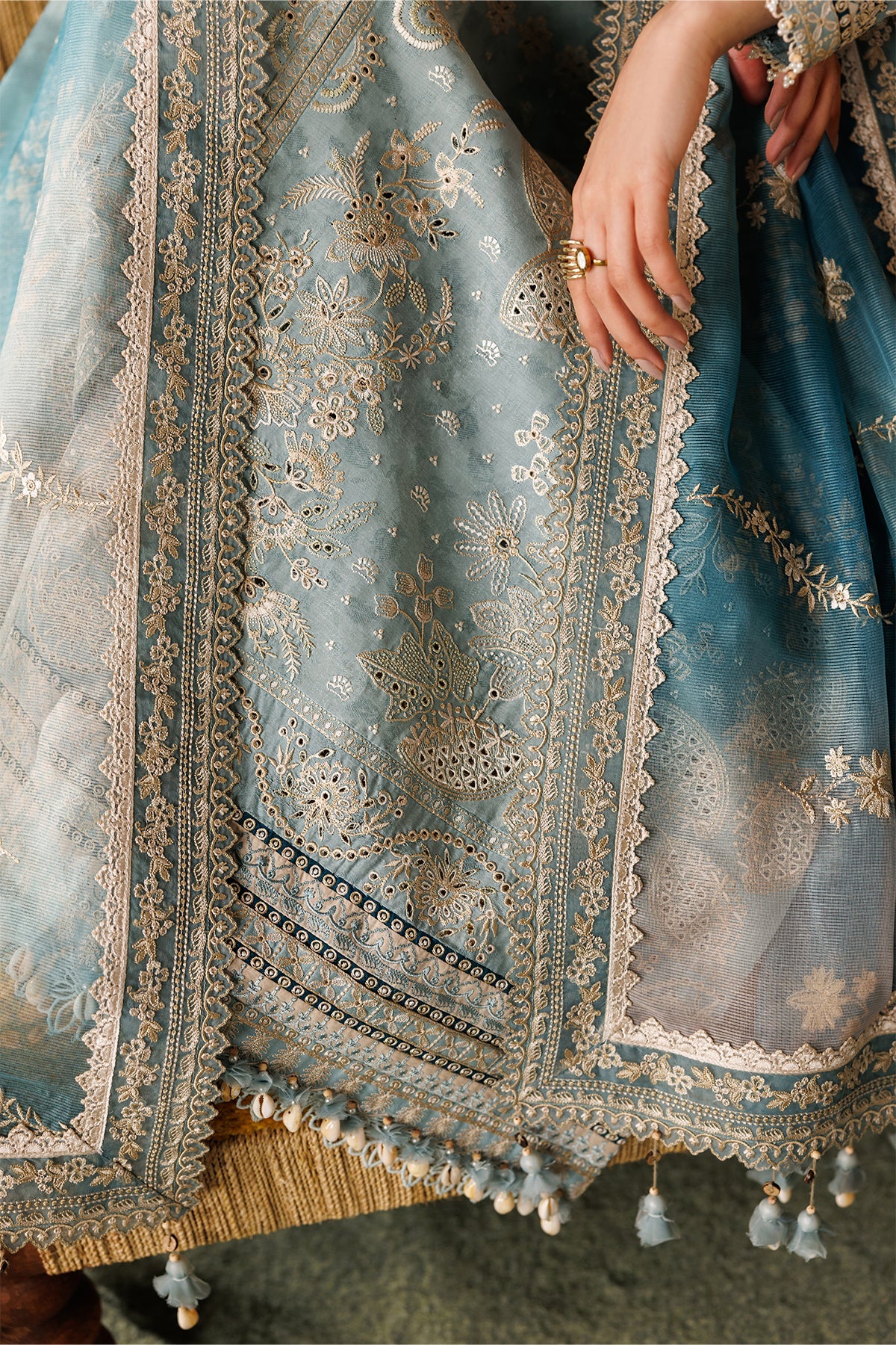 ELU26D01 | UNSTITCHED EID LAWN | Baroque