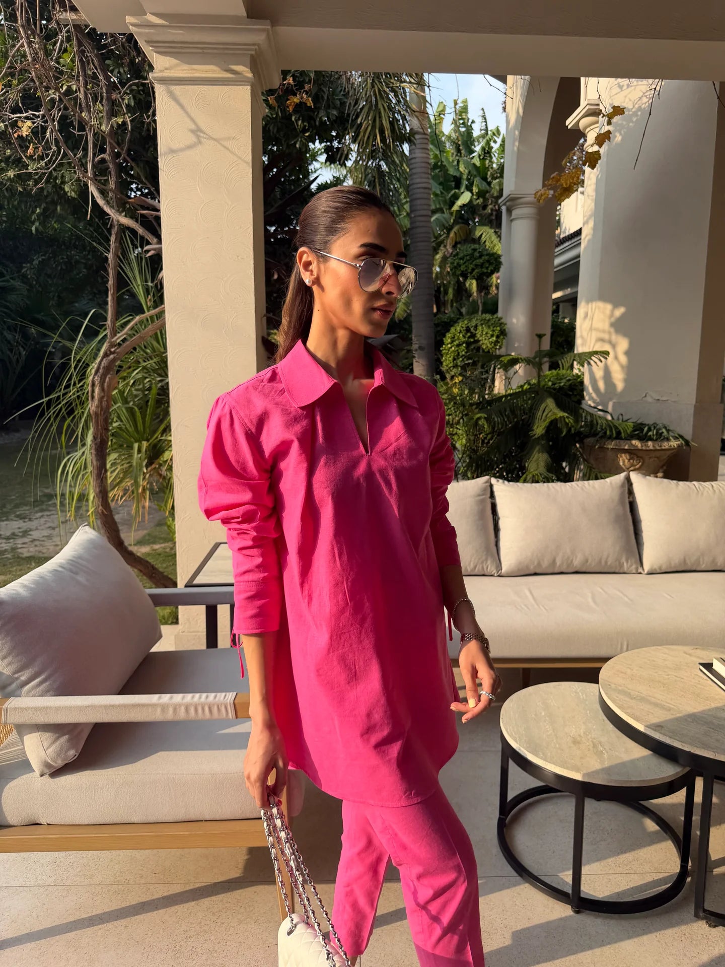 Hot Pink Bow Set | Sak Atelier