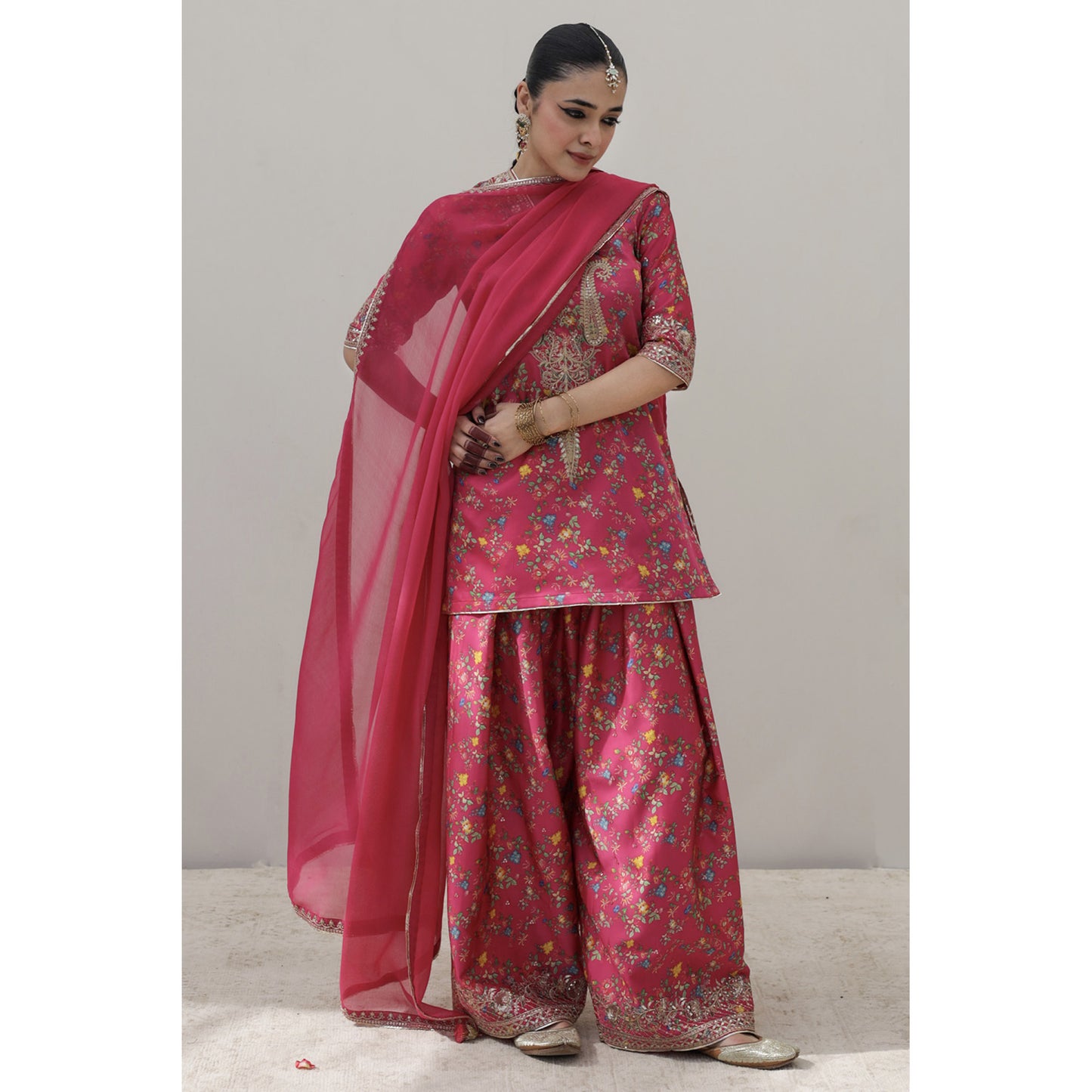 Printed Candy Pink Outfit | Choti Eid' 26 | DYOT