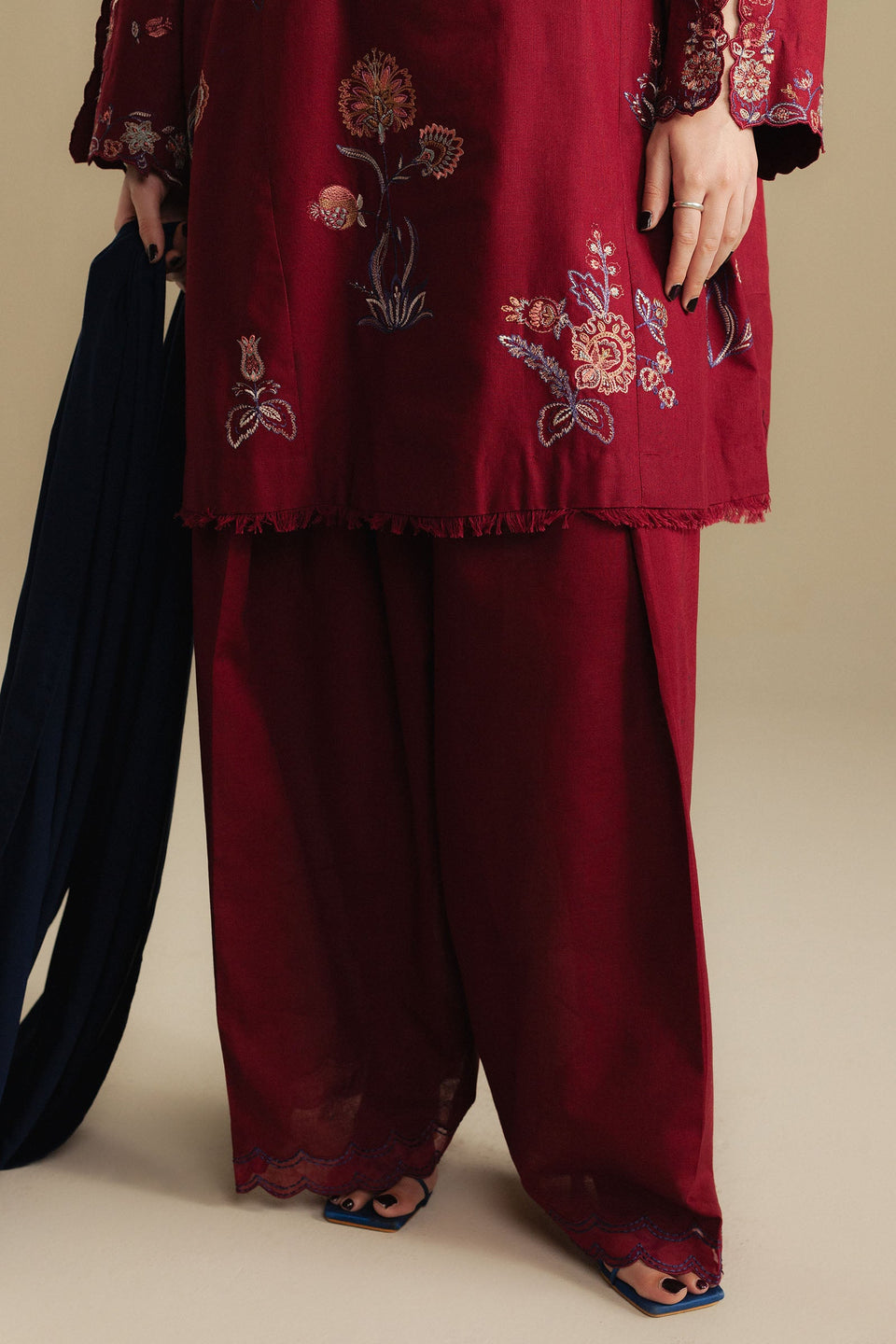 DAWN-5B | Coco Winter Unstitched’25 | Zara Shahjahan